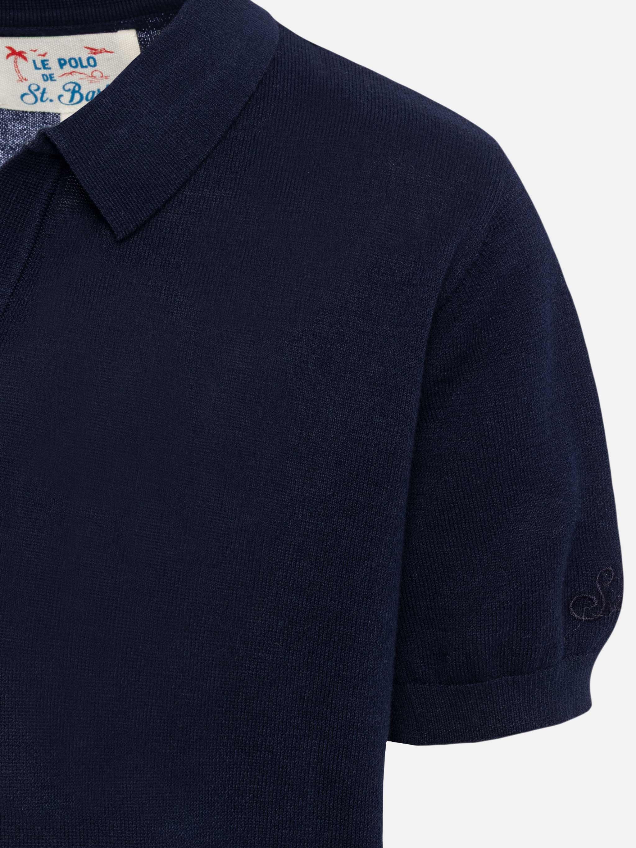 mc2-saint-barth-polo-sloan-jr-in-maglia-blu-navy-bambino image 3