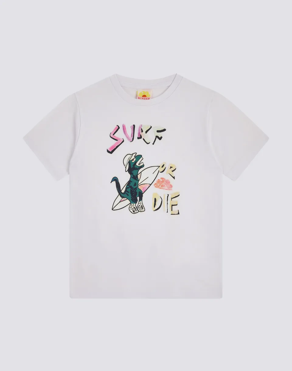 sundek-t-shirt-bambino-manica-corta-stampa-archivio-surf-or-die image 1