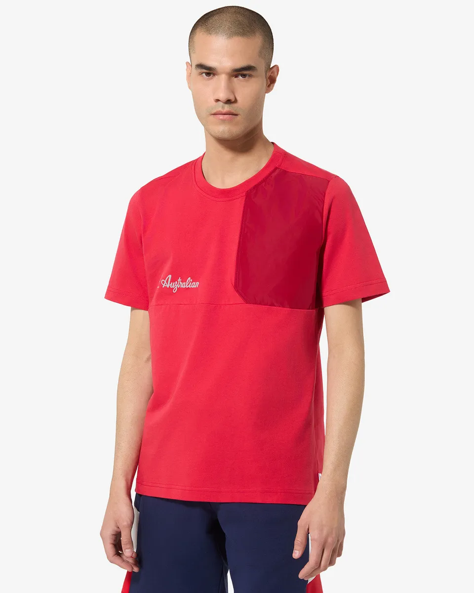 australian-sportswear-gen-t-shirt-cotone-regular-rifrangente image 1