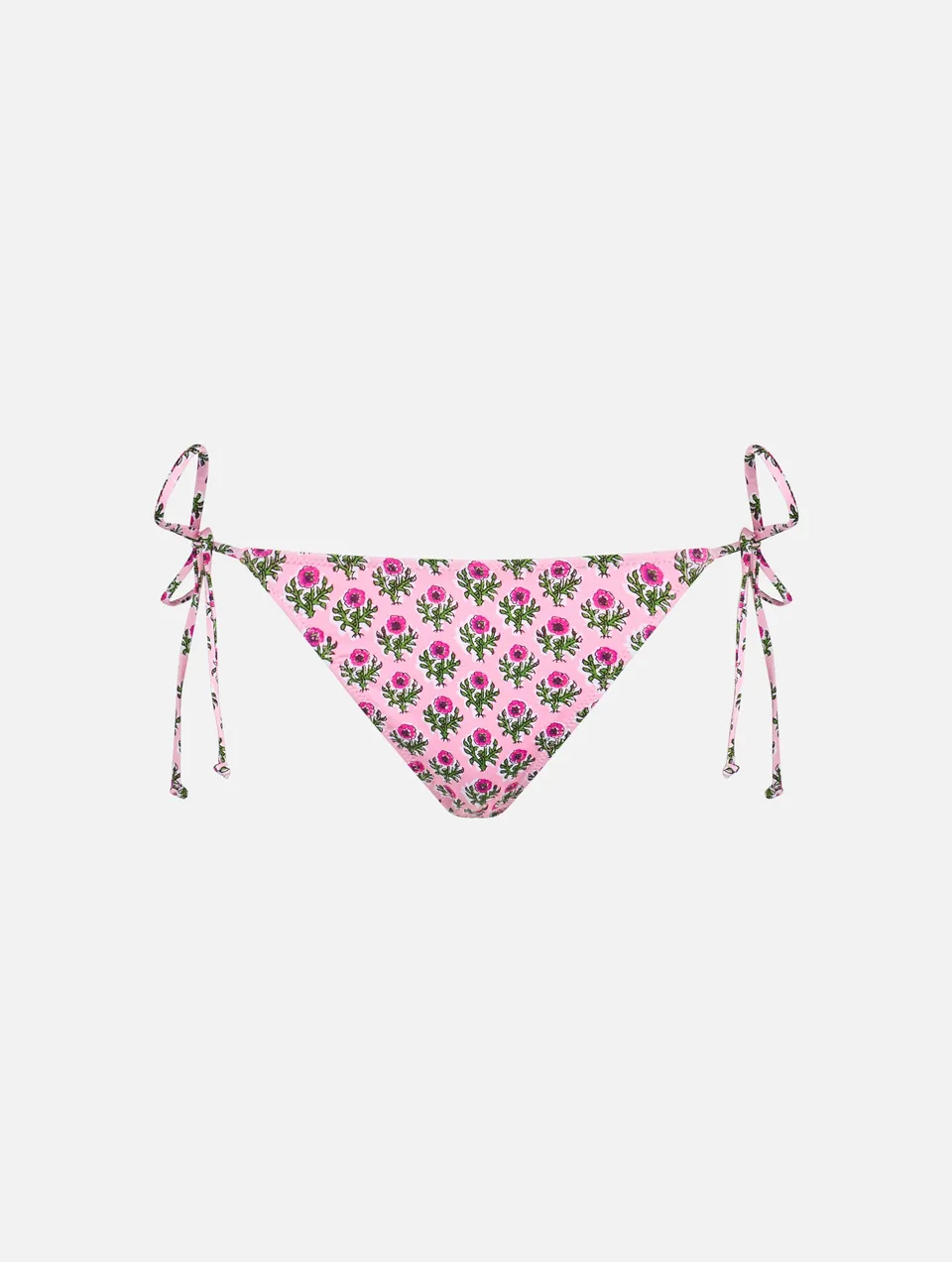 mc2-saint-barth-marielle-slip-mare-donna-stampa-floreale-rosa image 1