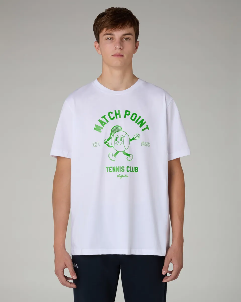 australian-mascotte-t-shirt-in-cotone-bianco image 1