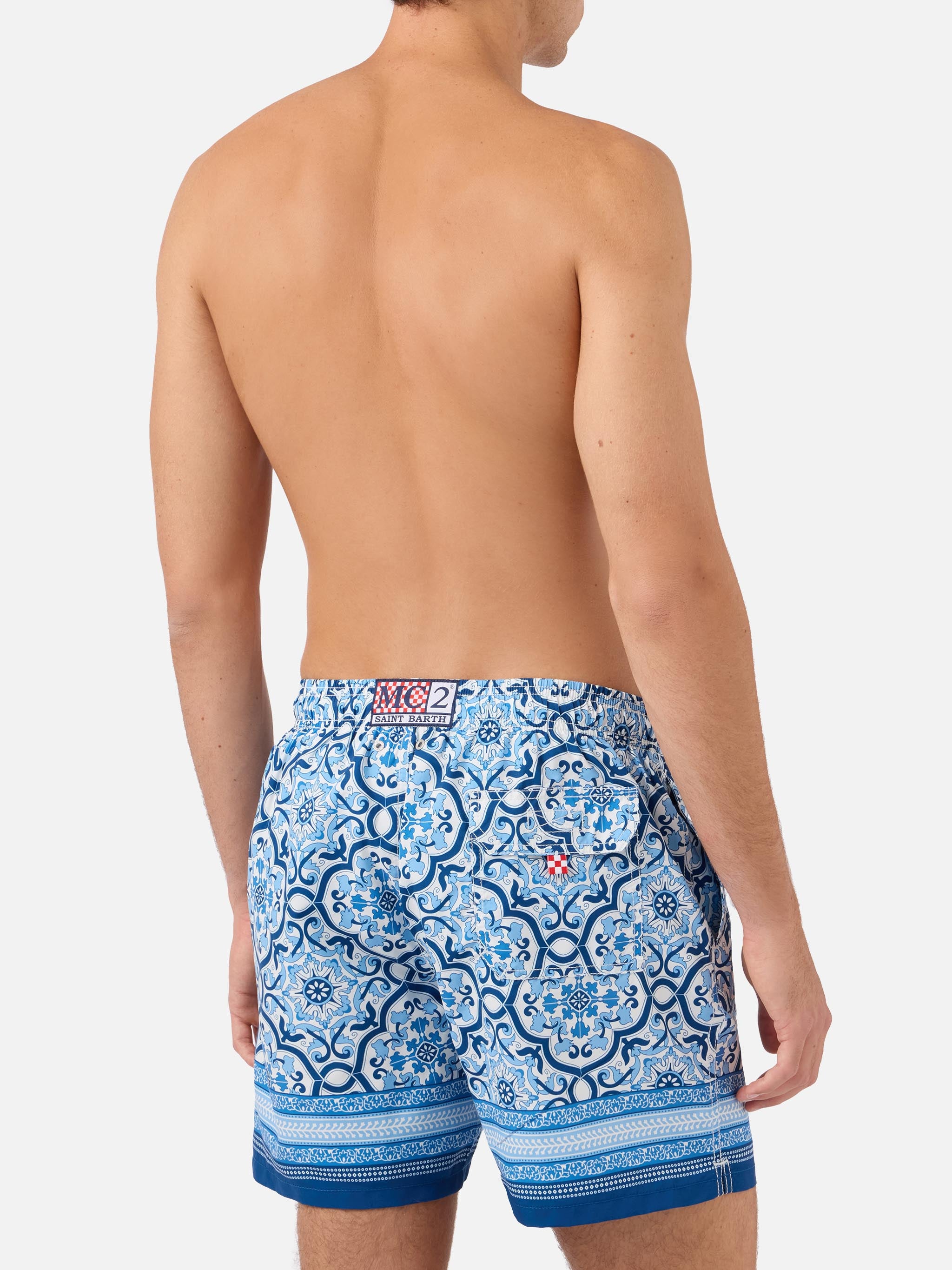 mc2-saint-barth-gustavia-costume-mare-uomo-stampa-ornamentale-blu image 5