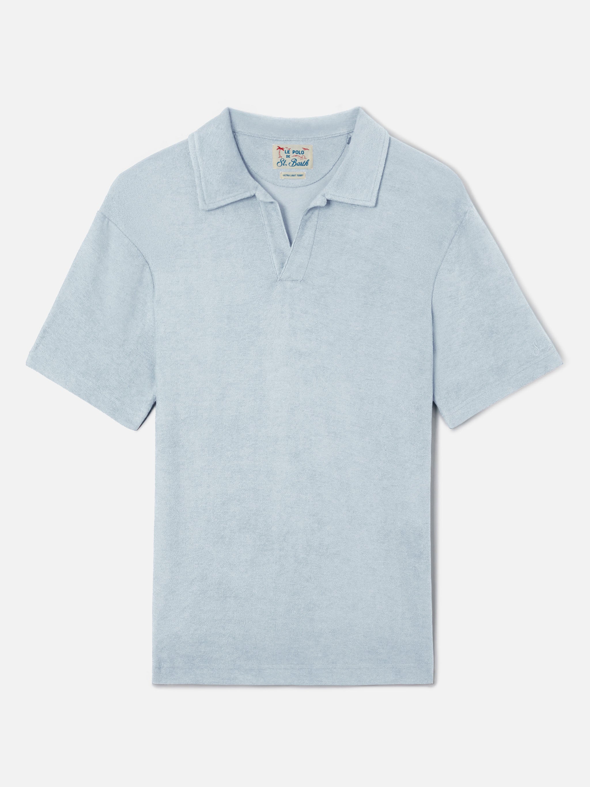 mc2-saint-barth-polo-jeremy-polo-uomo-in-cotone-effetto-spugna-azzurra-fit-regol image 4