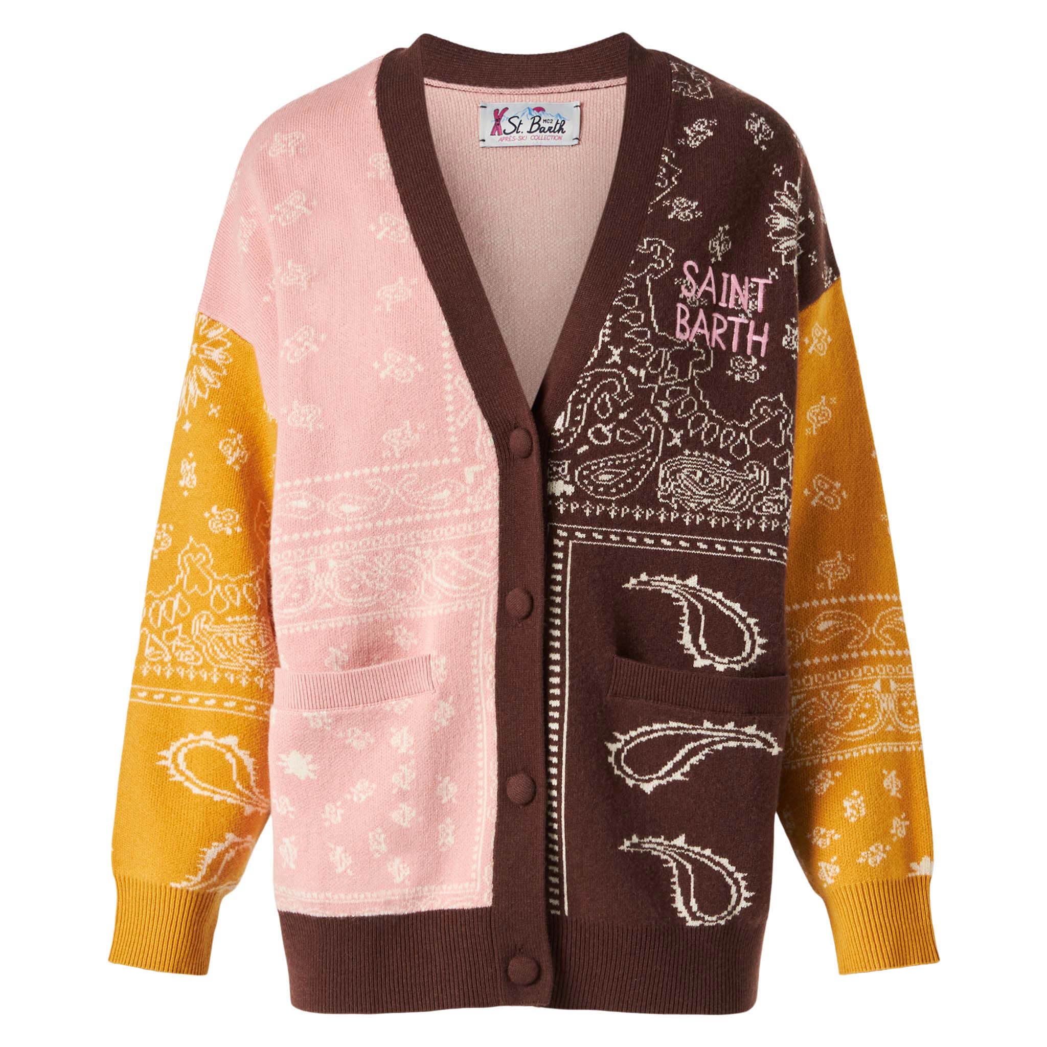 mc2-saint-barth-cardigan-chloe-in-misto-cashmere-stampa-bandana-multicolor image 4