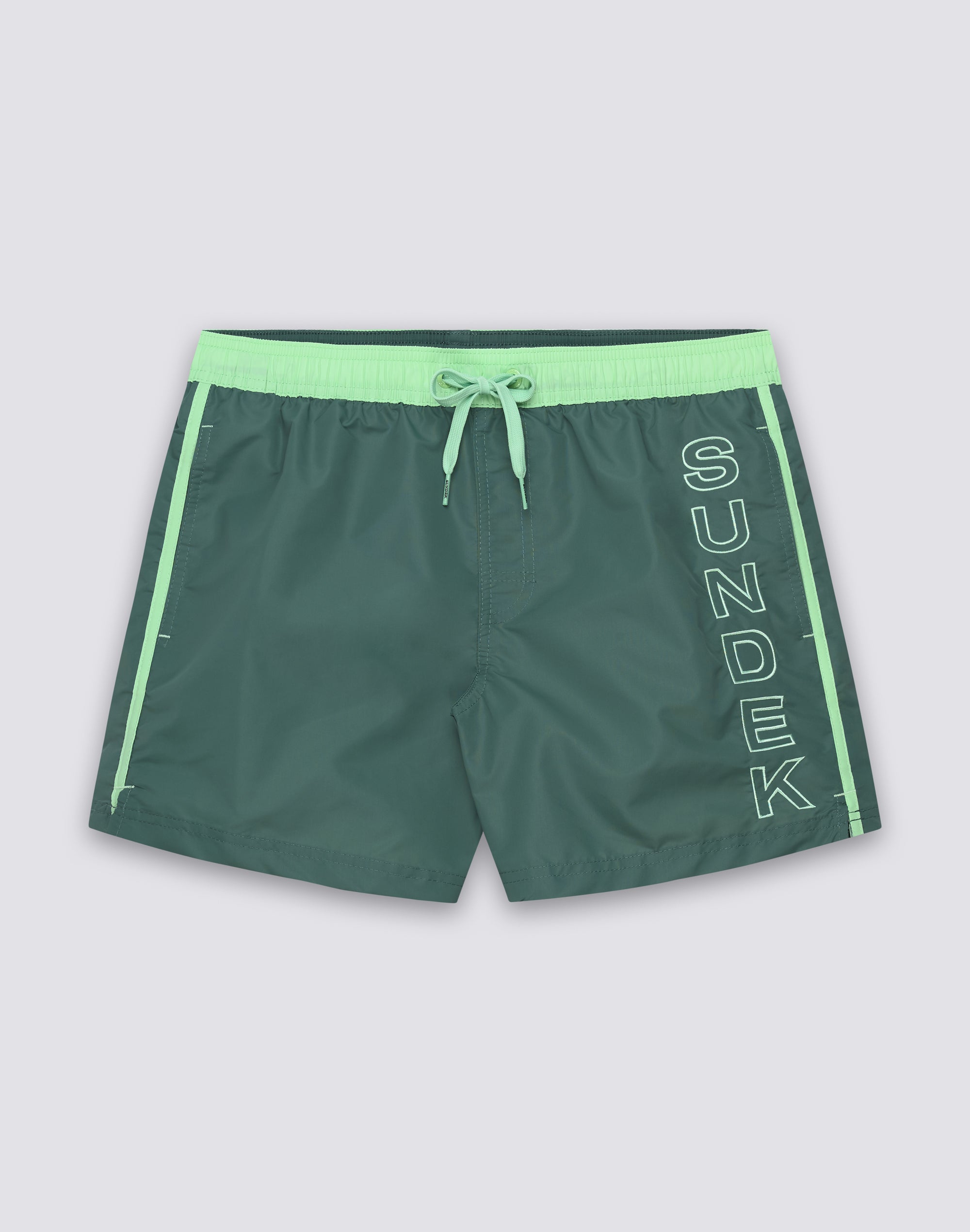 sundek-costume-da-bagno-corto-uomo-iconic-taffet-con-piping-a-contrasto image 1
