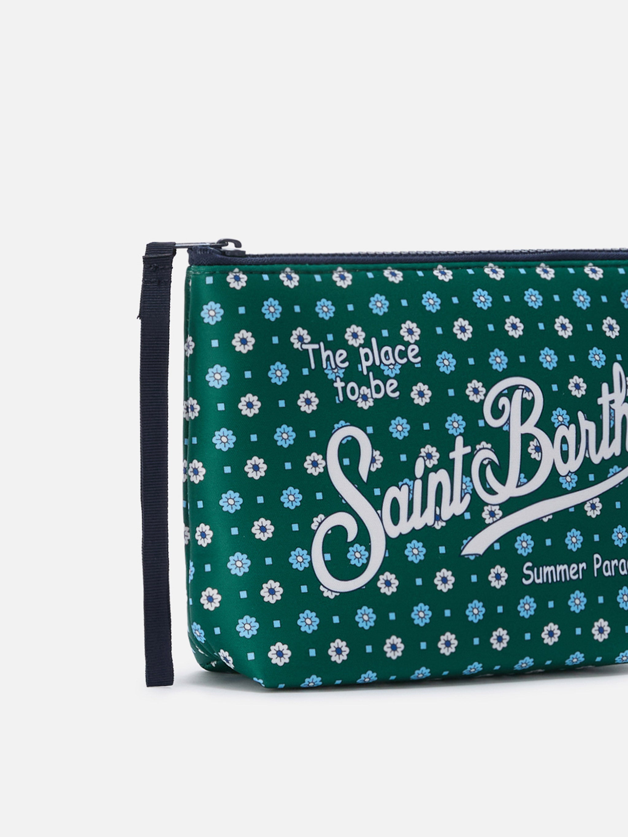 mc2-saint-barth-aline-pochette-scuba-verde-con-stampa-fiori-all-over image 2
