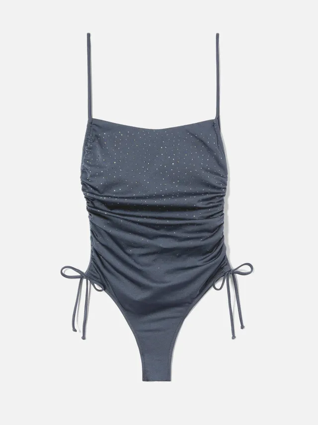 mc2-saint-barth-eliya-costume-intero-donna-glossy-grigio-scuro-con-strass image 1