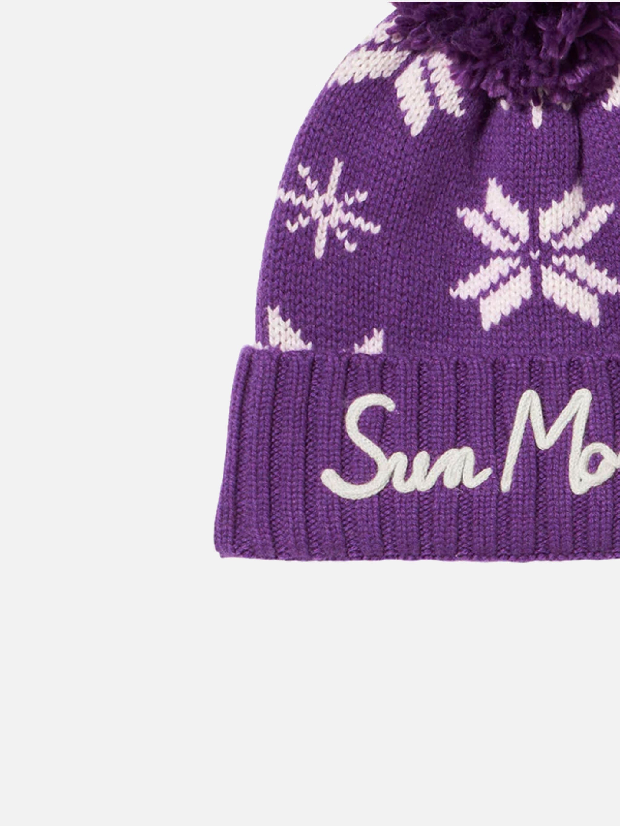 mc2-saint-barth-cappello-holden-in-maglia-viola-con-motivo-norvegese image 4