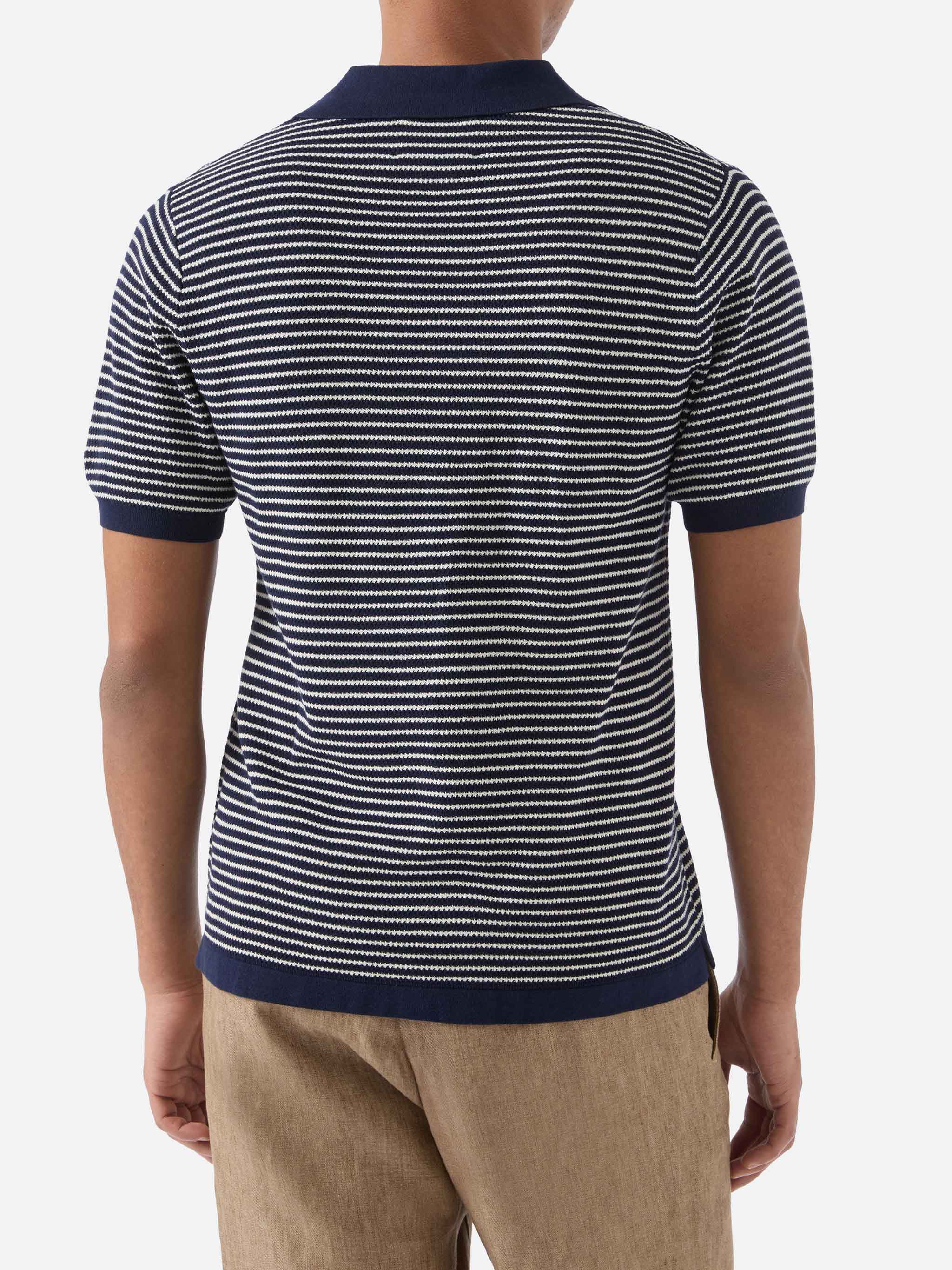 mc2-saint-barth-polo-sloan-in-cotone-pregiato-high-twist-a-righe-bianche-e-blu-u image 3