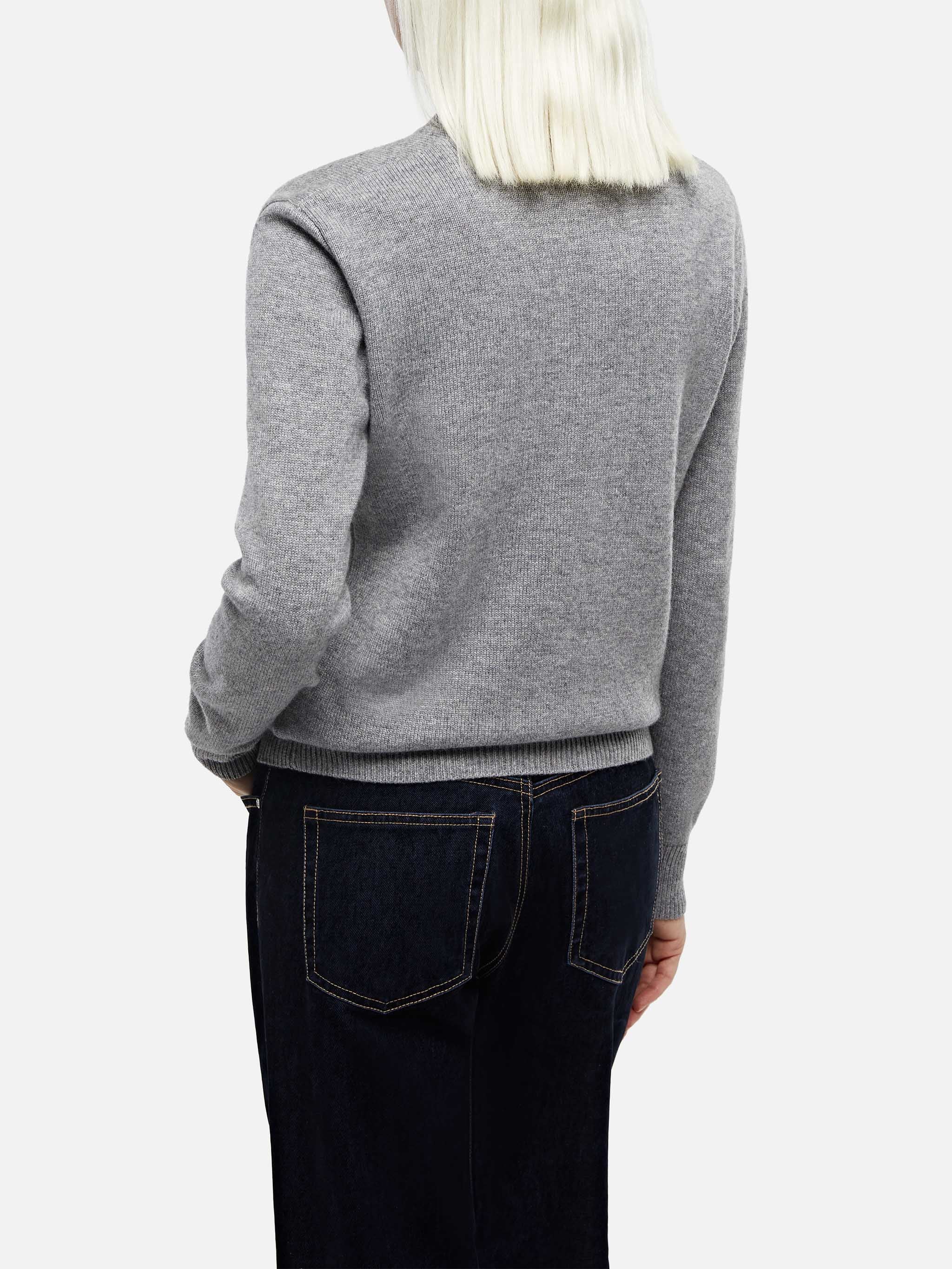 mc2-saint-barth-sorbonne-maglione-donna-grigio-m-lange-misto-cashmere-girocollo image 3