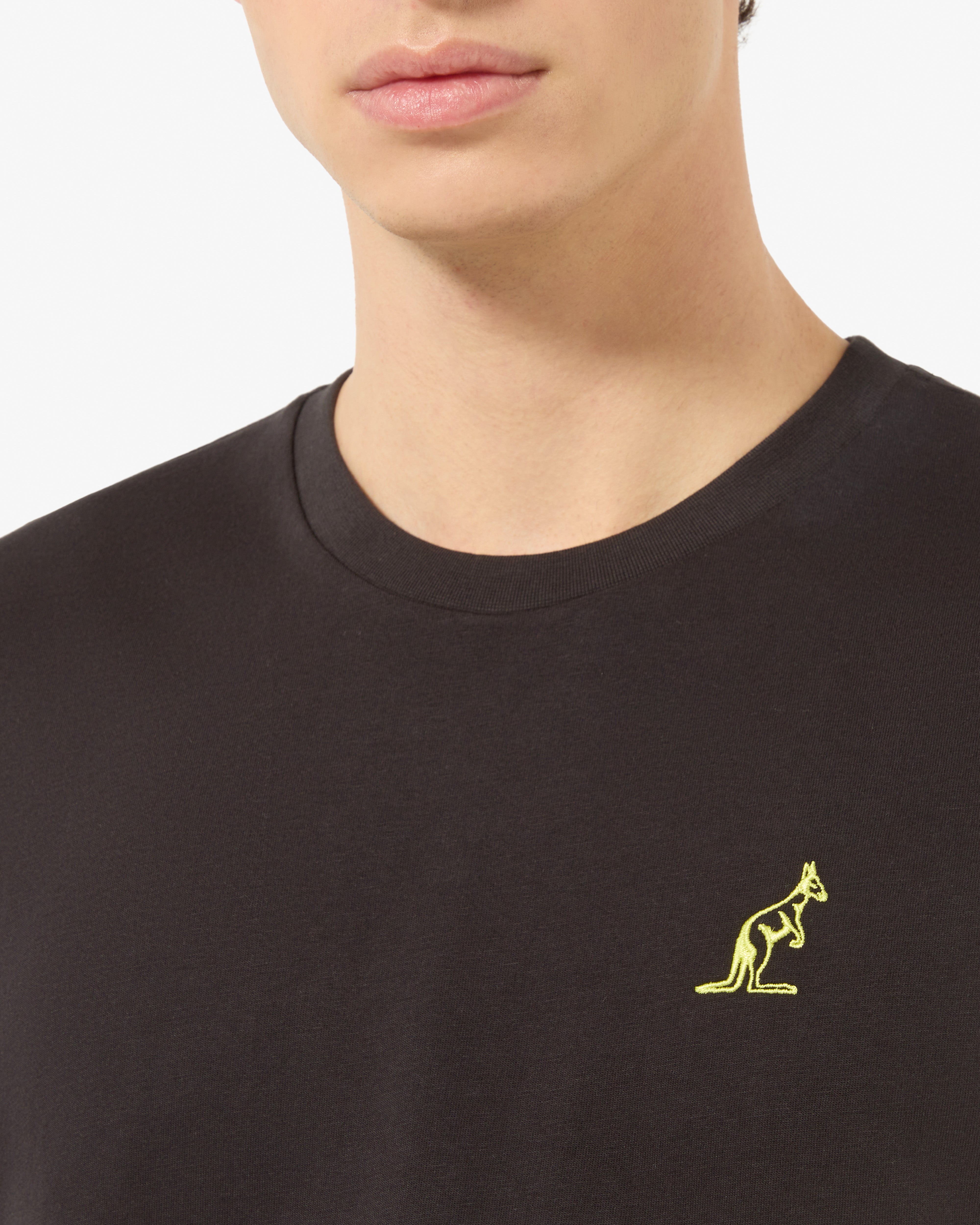 australian-camomaps-t-shirt-in-cotone-nero-regular-fit image 4