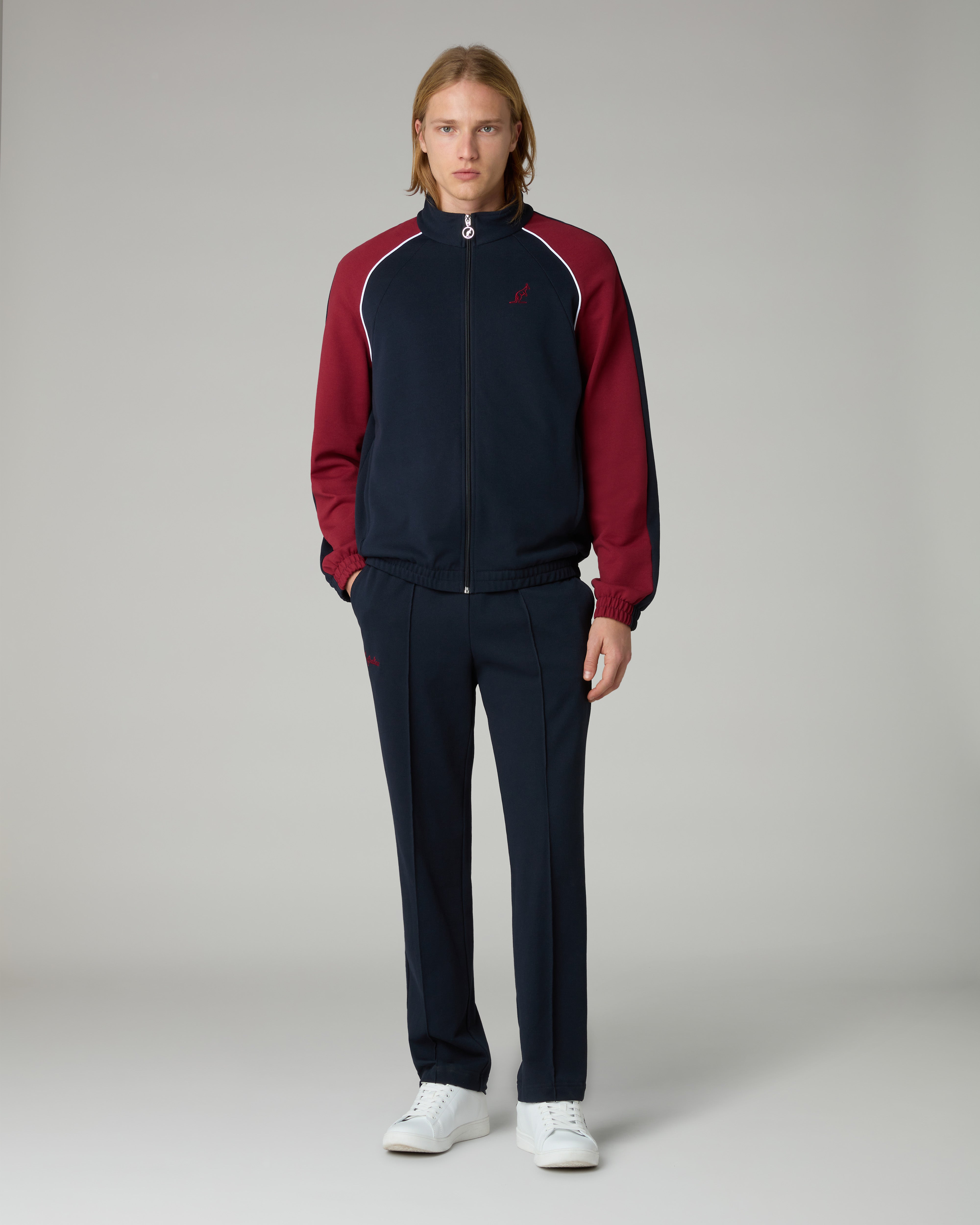 australian-posh-piquet-tracksuit-tuta-uomo-blu-navy image 1