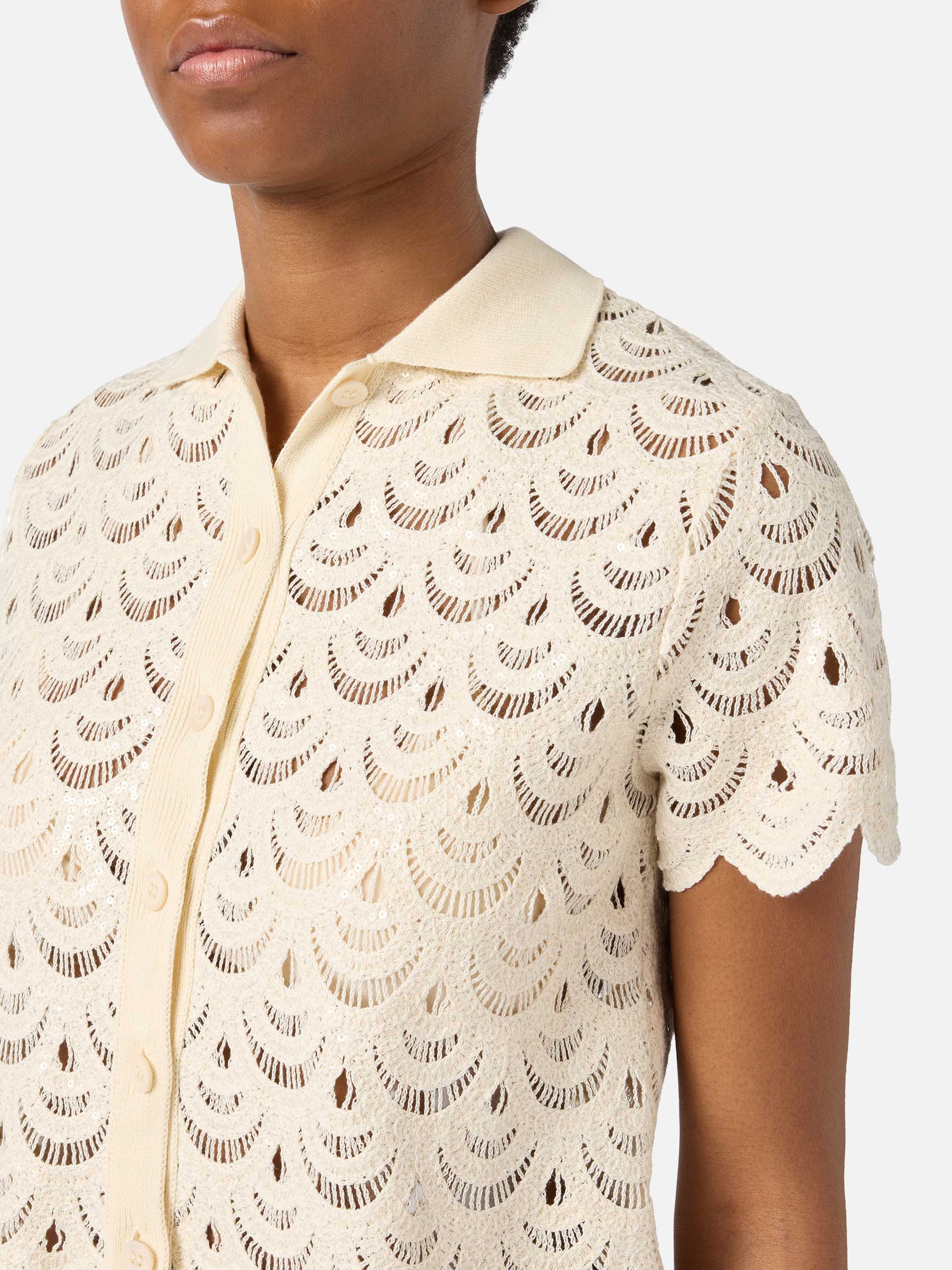 mc2-saint-barth-monet-polo-donna-maglia-crochet-paillettes-ecr image 2