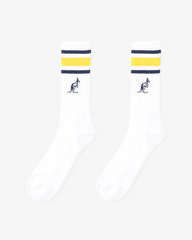 australian-stripes-socks-tennis-calze-corte-in-cotone-a-righe image 1
