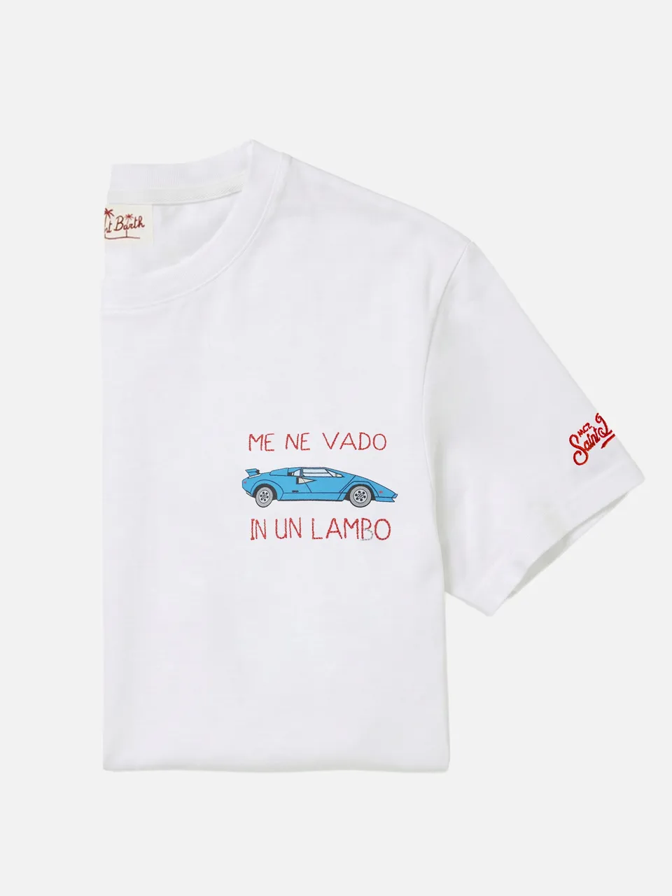 mc2-saint-barth-t-shirt-da-uomo-in-puro-cotone-bianco-con-ricamo-me-ne-vado-in-u image 1