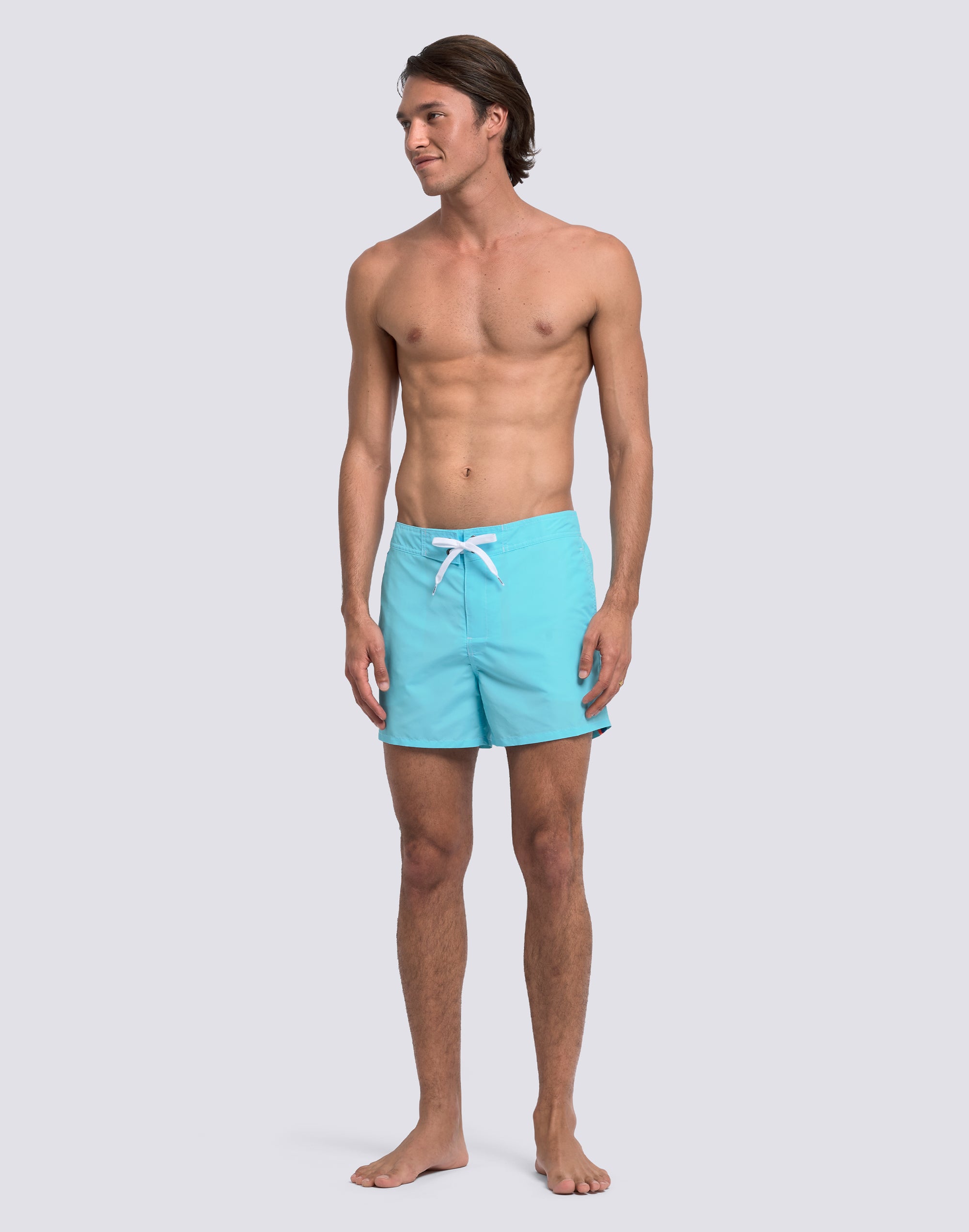 sundek-iconic-costume-mare-uomo-corto-taffeta-vita-semi-elasticata-35-cm image 3