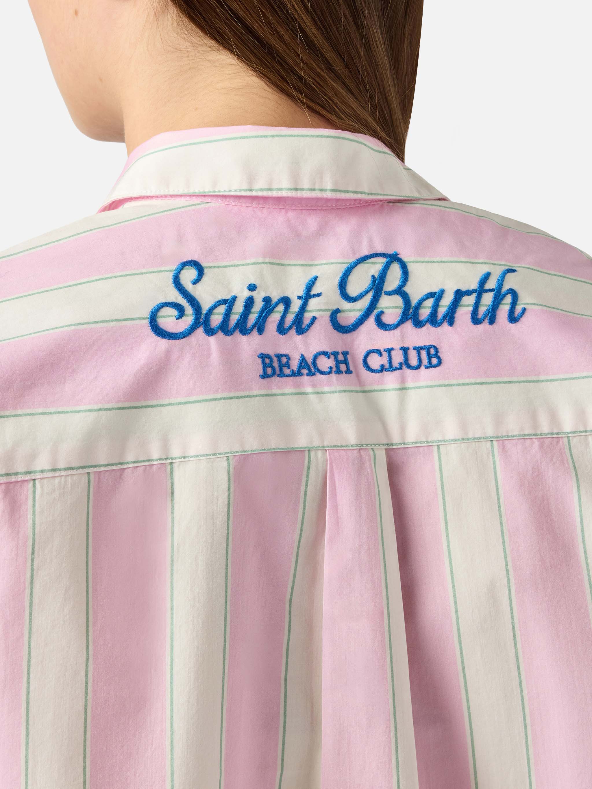 mc2-saint-barth-camicia-brigitte-brig001-donna-in-cotone-a-righe-rosa-con-ricamo image 4