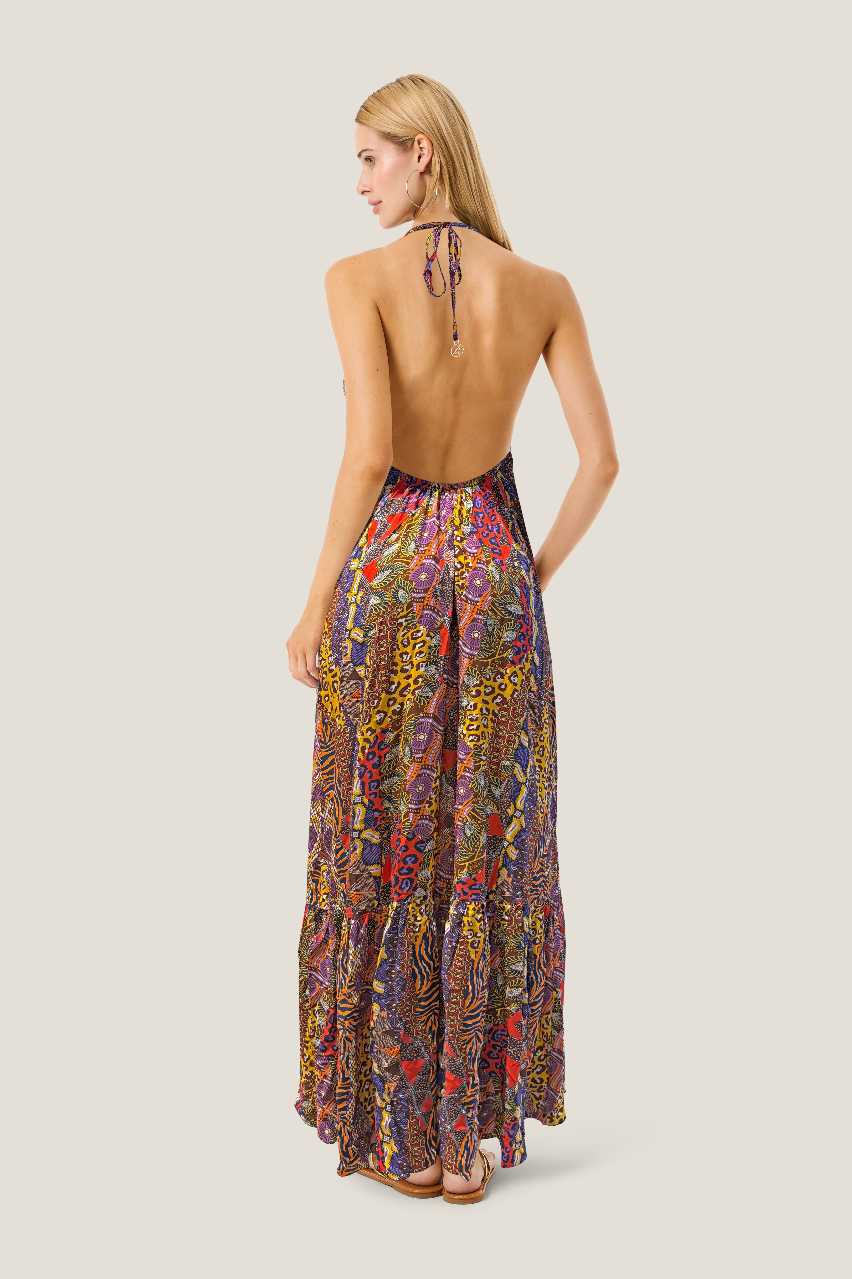 4giveness-abito-lungo-congo-cover-up-donna-african image 2