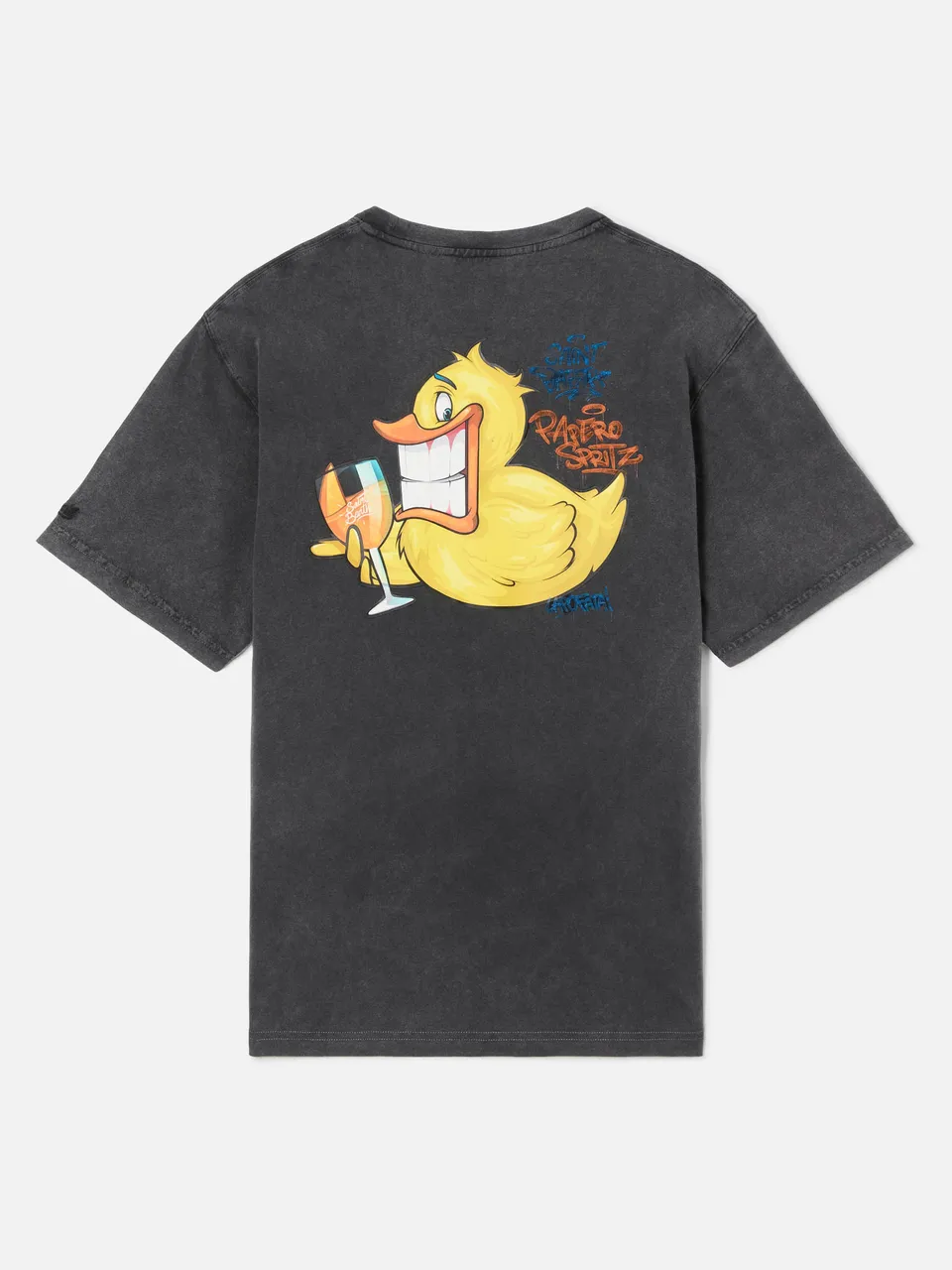 mc2-saint-barth-t-shirt-uomo-jack-cotone-bianco-stampa-ducky-cryptopuppets image 1