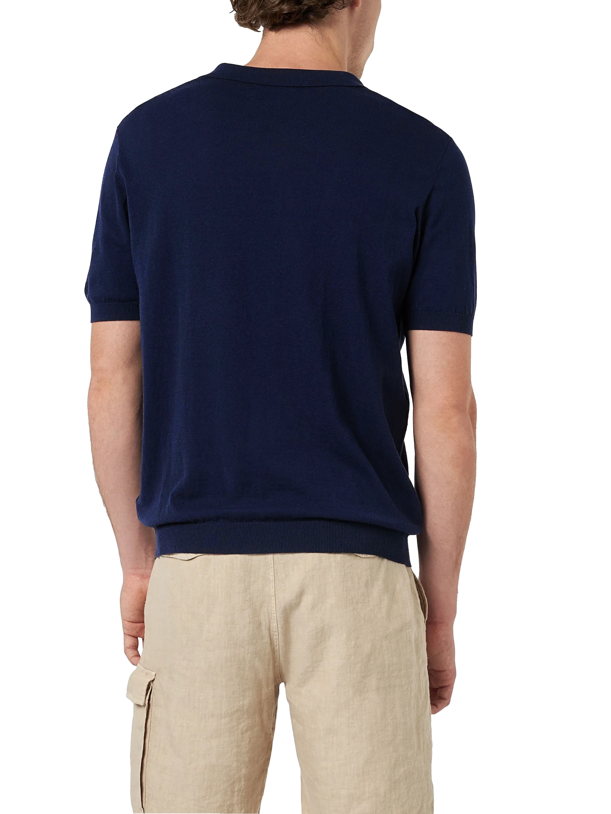 mc2-saint-barth-sloan-polo-uomo-senza-bottoni-maglia-ice-cotton-blu-navy image 3
