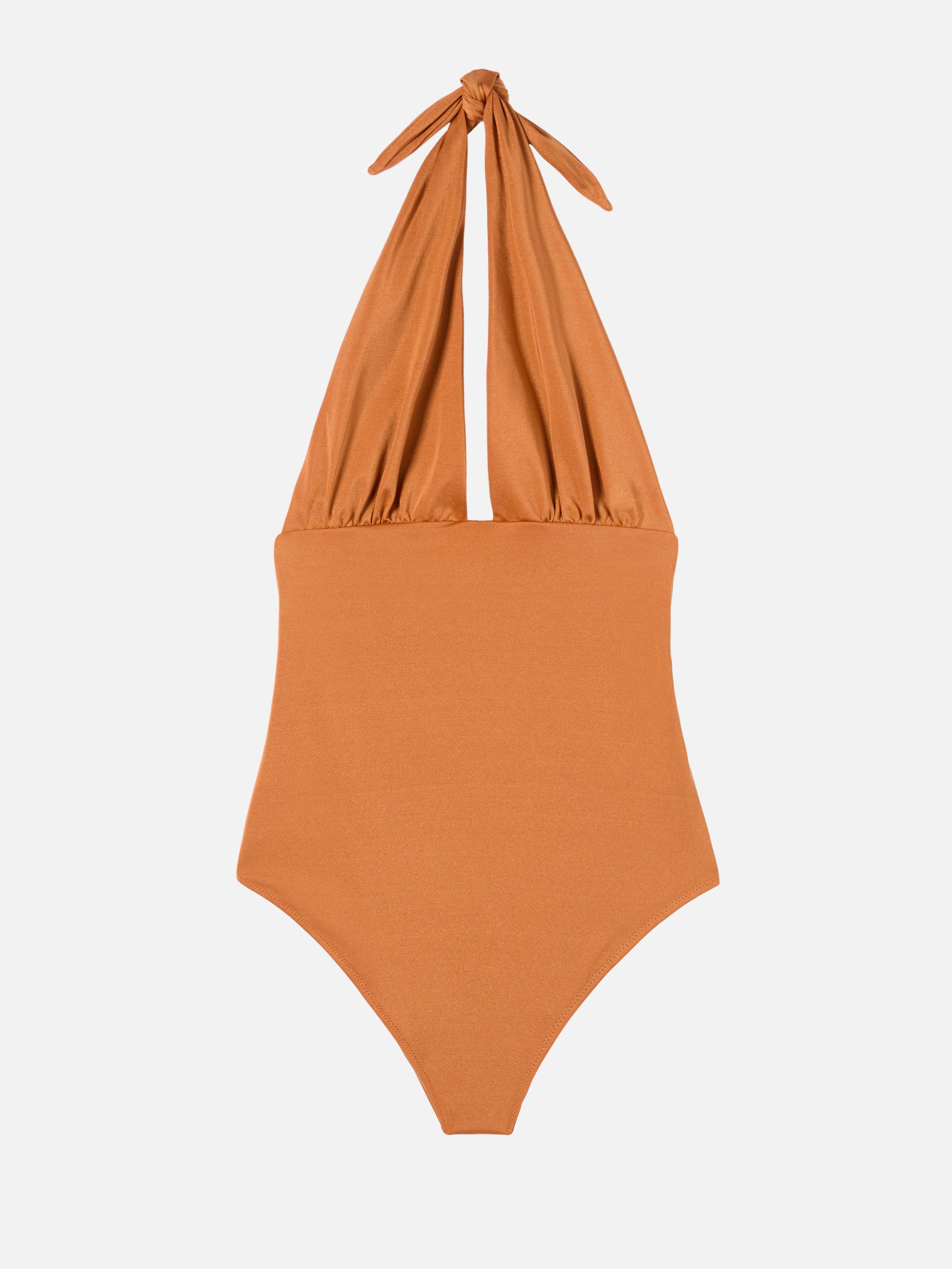 mc2-saint-barth-marysol-costume-intero-donna-giallo-ocra-shiny image 1