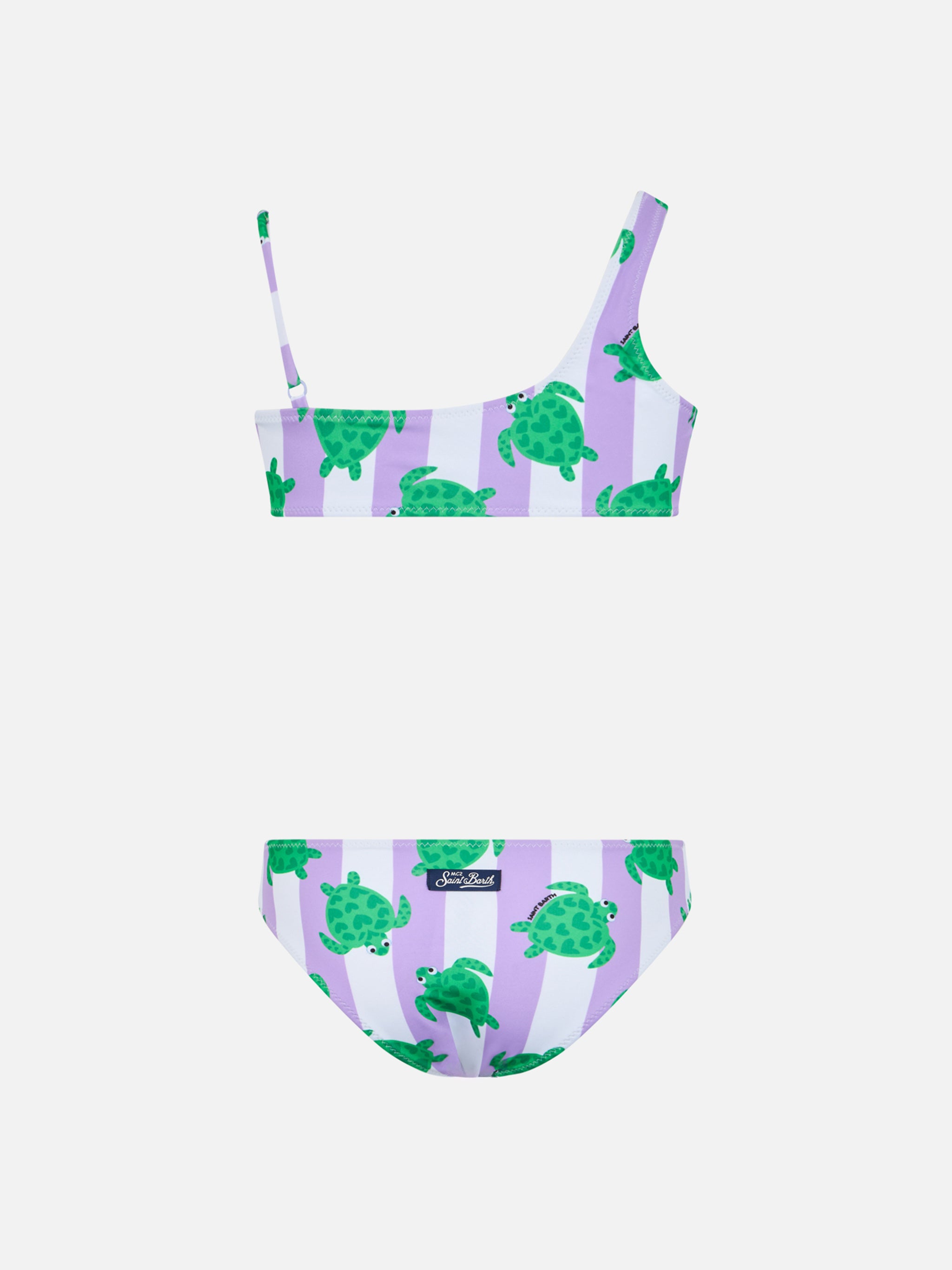 mc2-saint-barth-bikini-vivy-bambina-monospalla-stampa-tartaruga-lilla image 2