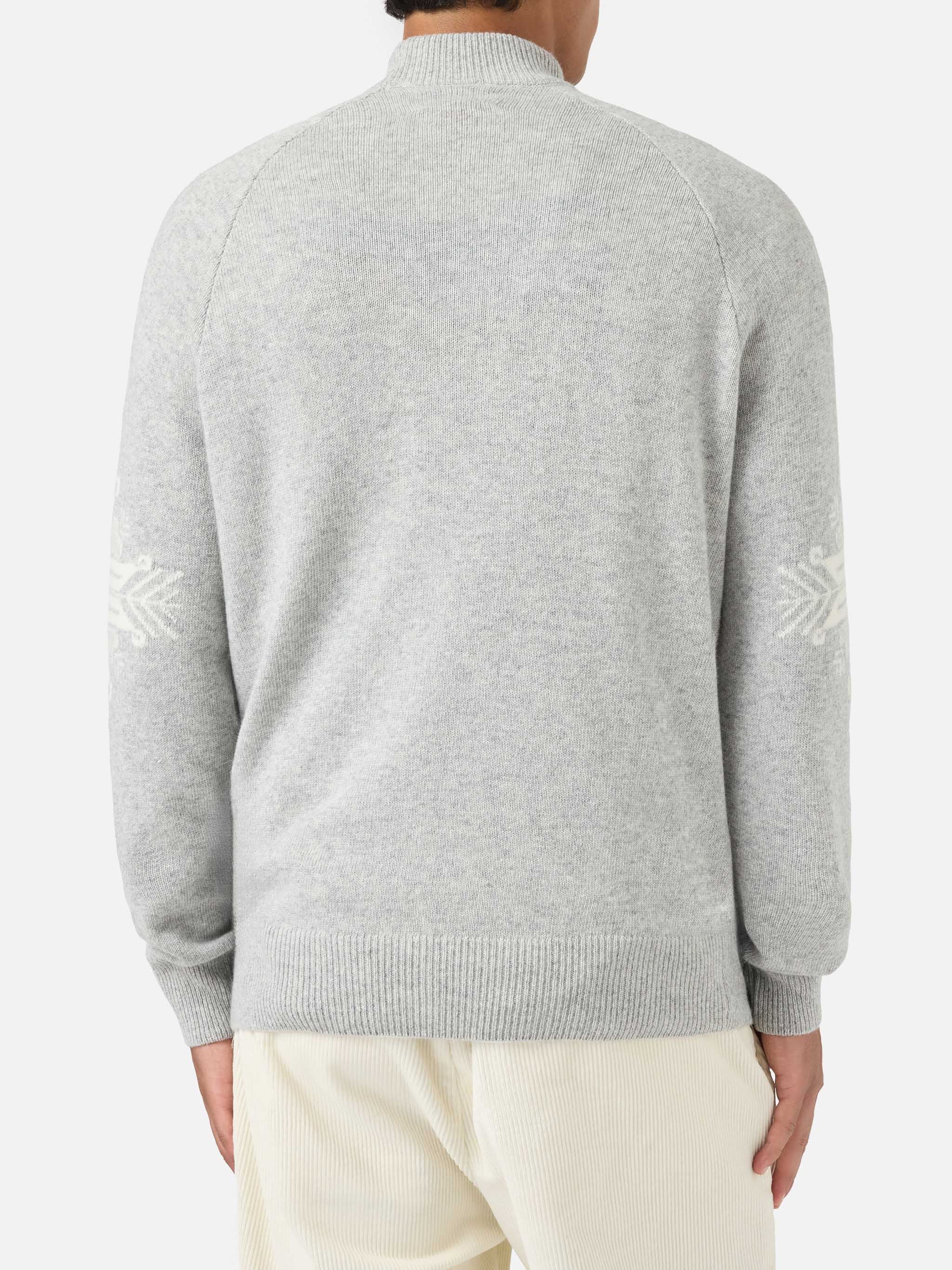 mc2-saint-barth-danya-maglione-uomo-mezzo-dolcevita-jacquard-nordico-grigio-mist image 3