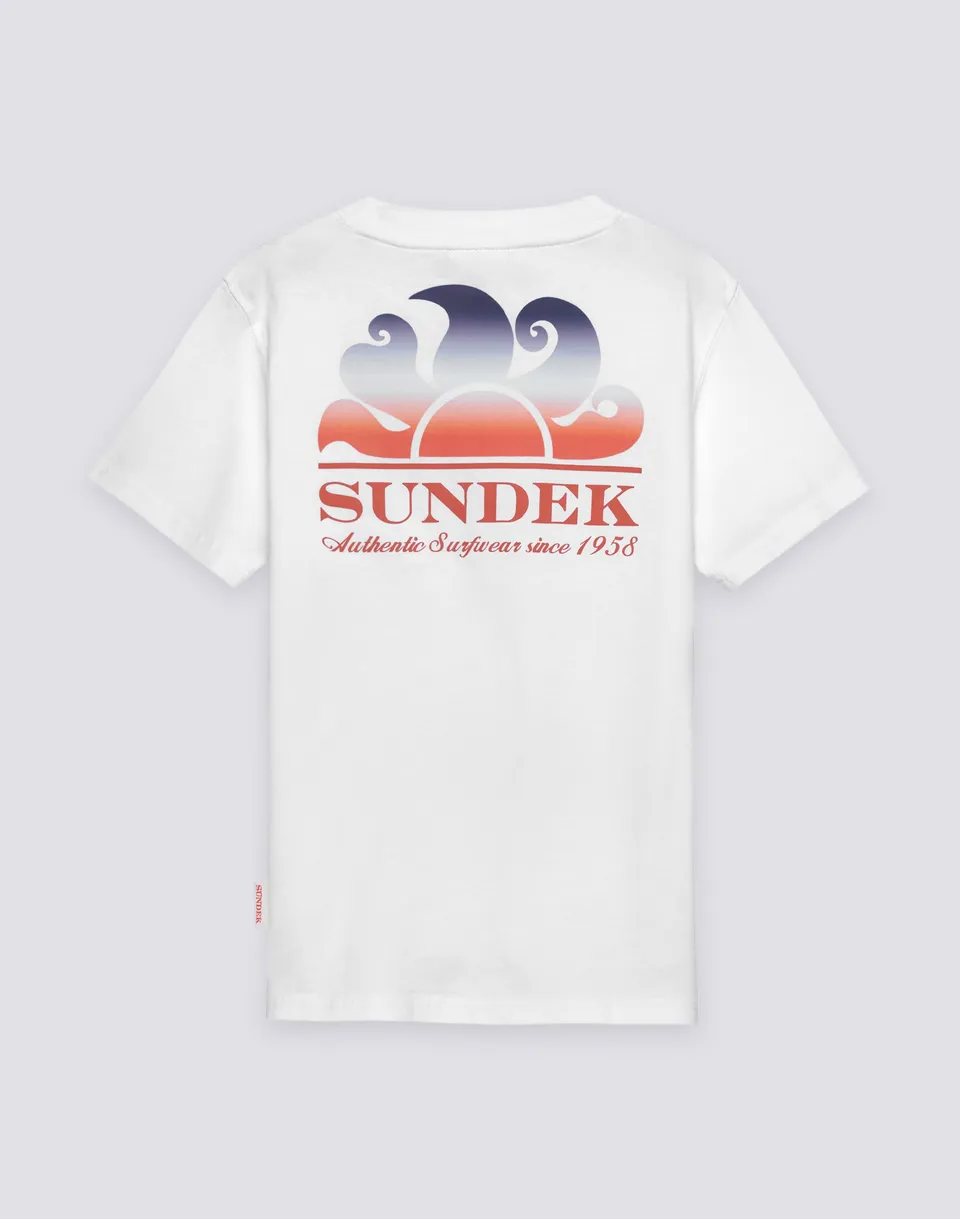 sundek-mini-new-herbert-t-shirt-bambino-con-taschino-e-logo-shaded image 1