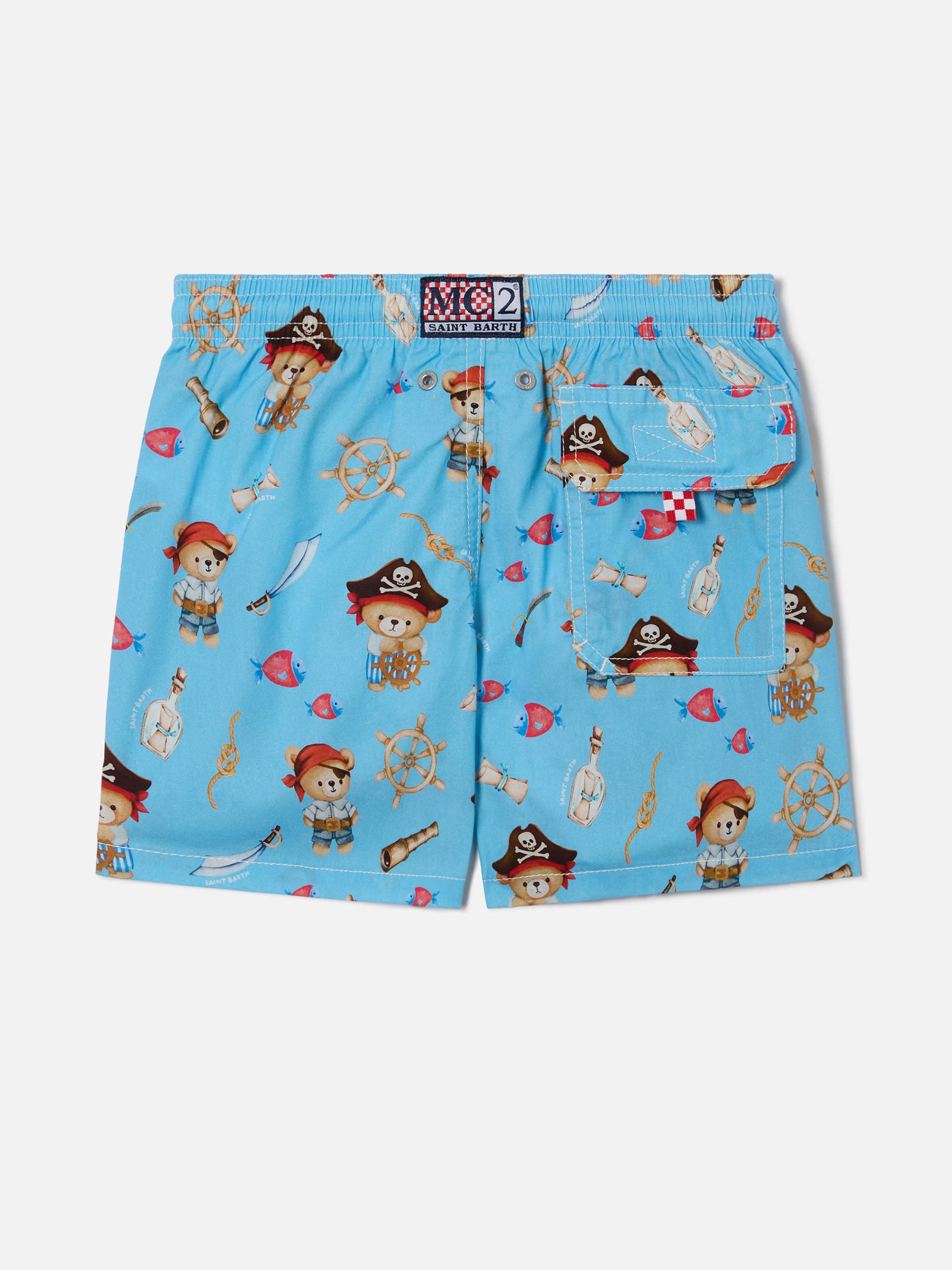 mc2-saint-barth-costume-joell-bambino-cotone-azzurro-orsetti-pirati image 2