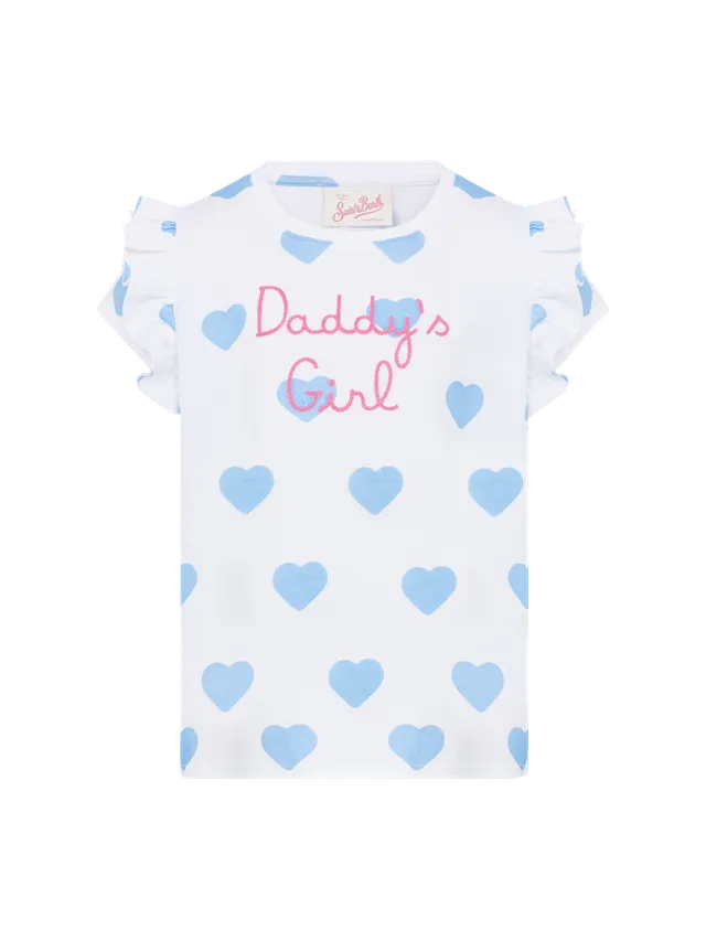 mc2-saint-barth-baby-t-shirt-cotone-bambina-volant-daddy-s-girl-bianca image 1
