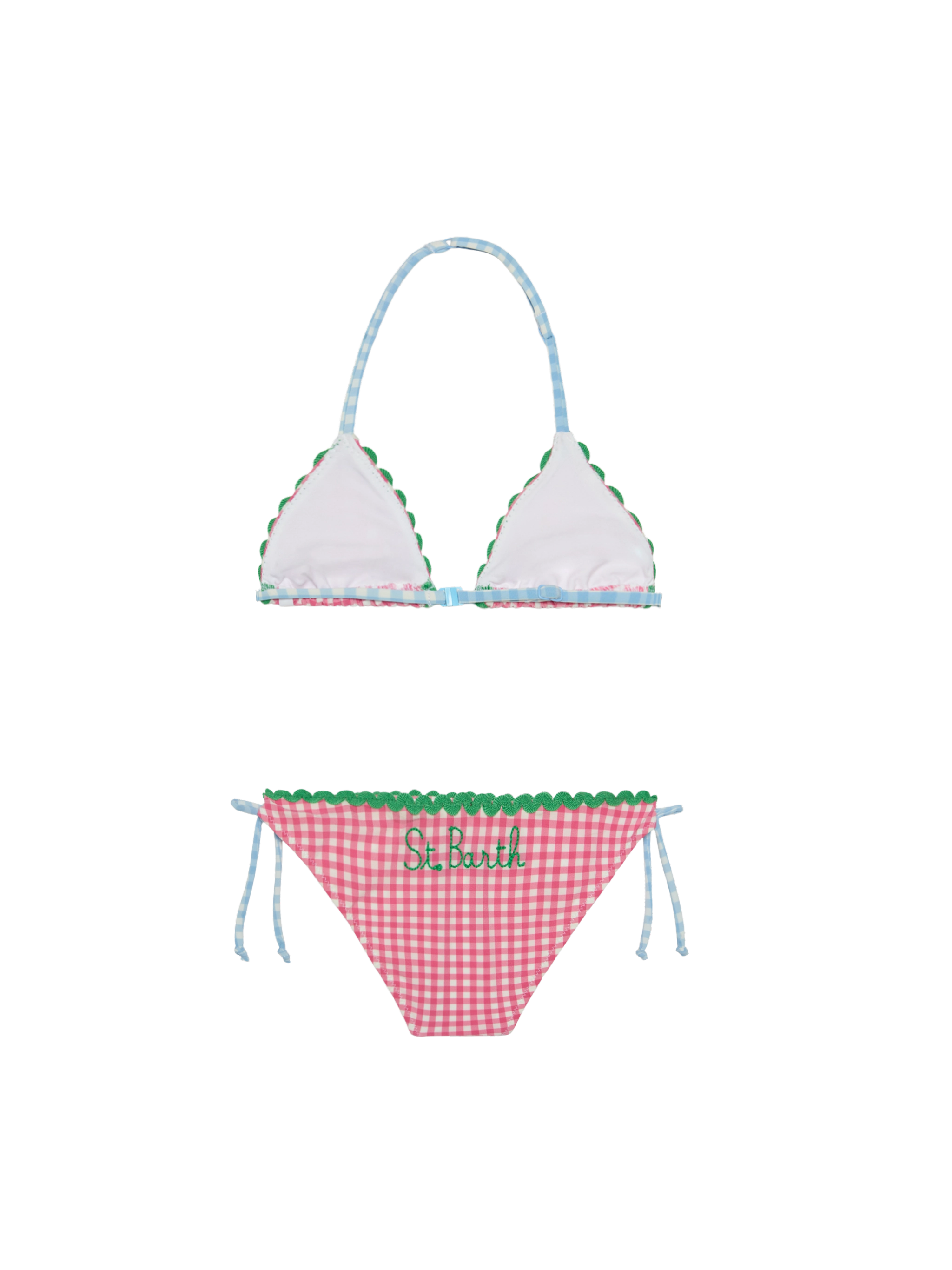 bikini-da-bambina-mc2-saint-barth-con-bordo-a-onde-verdi image 2