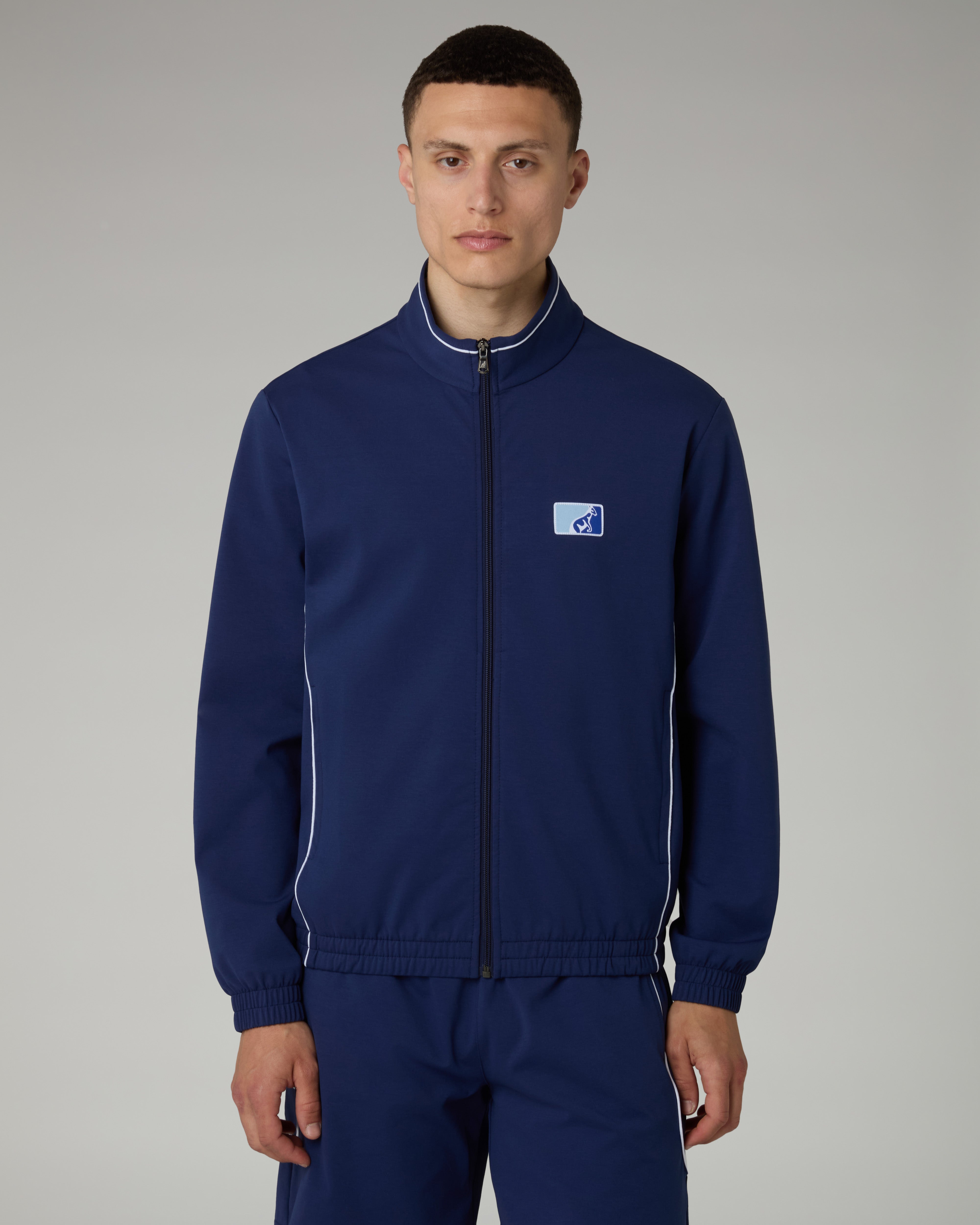 australian-slate-track-jacket-giacca-uomo-cobalto-misto-cotone-smart-made-in-ita image 1