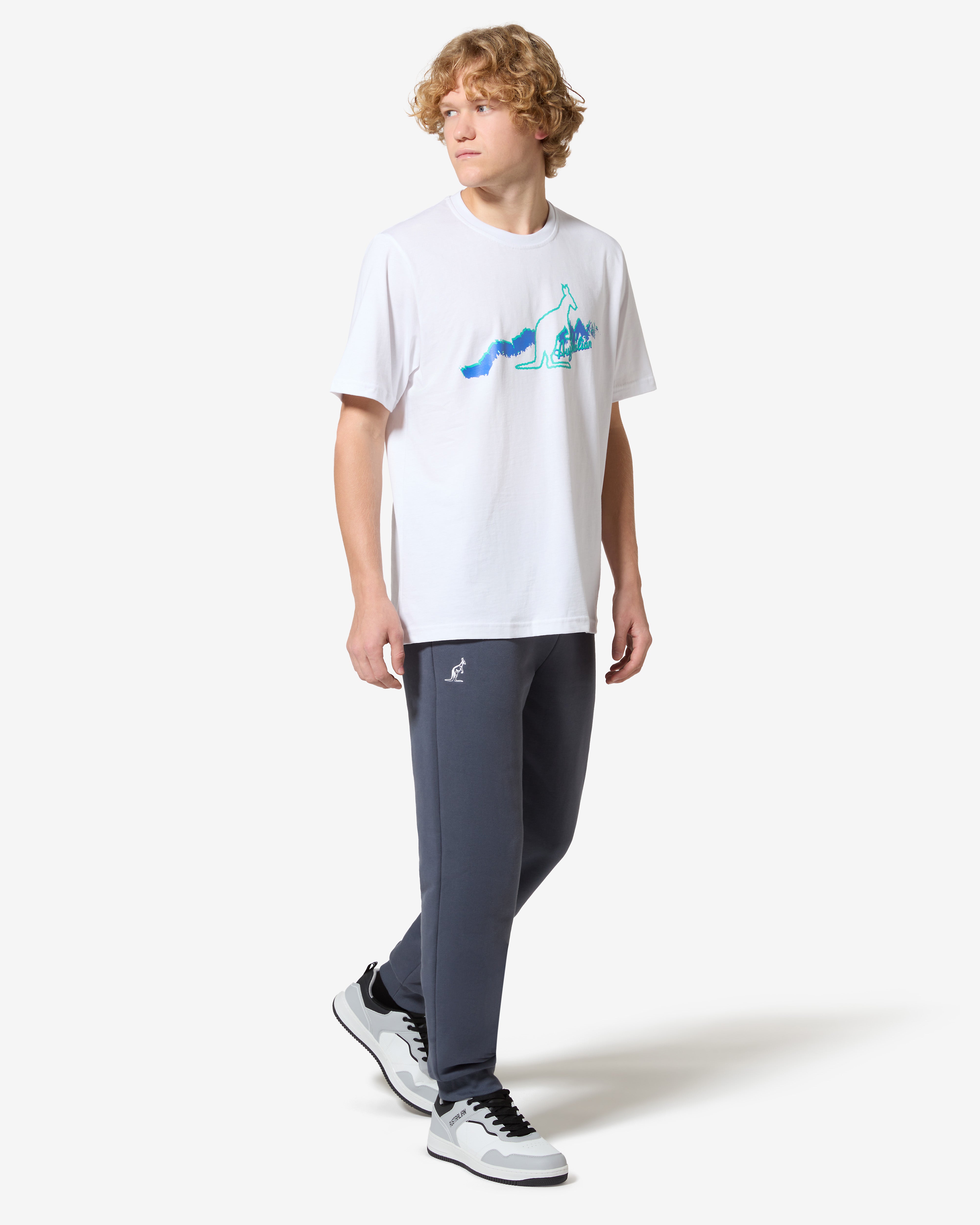 australian-road-t-shirt-australian-archive-t-shirt-cotone-bianca image 2