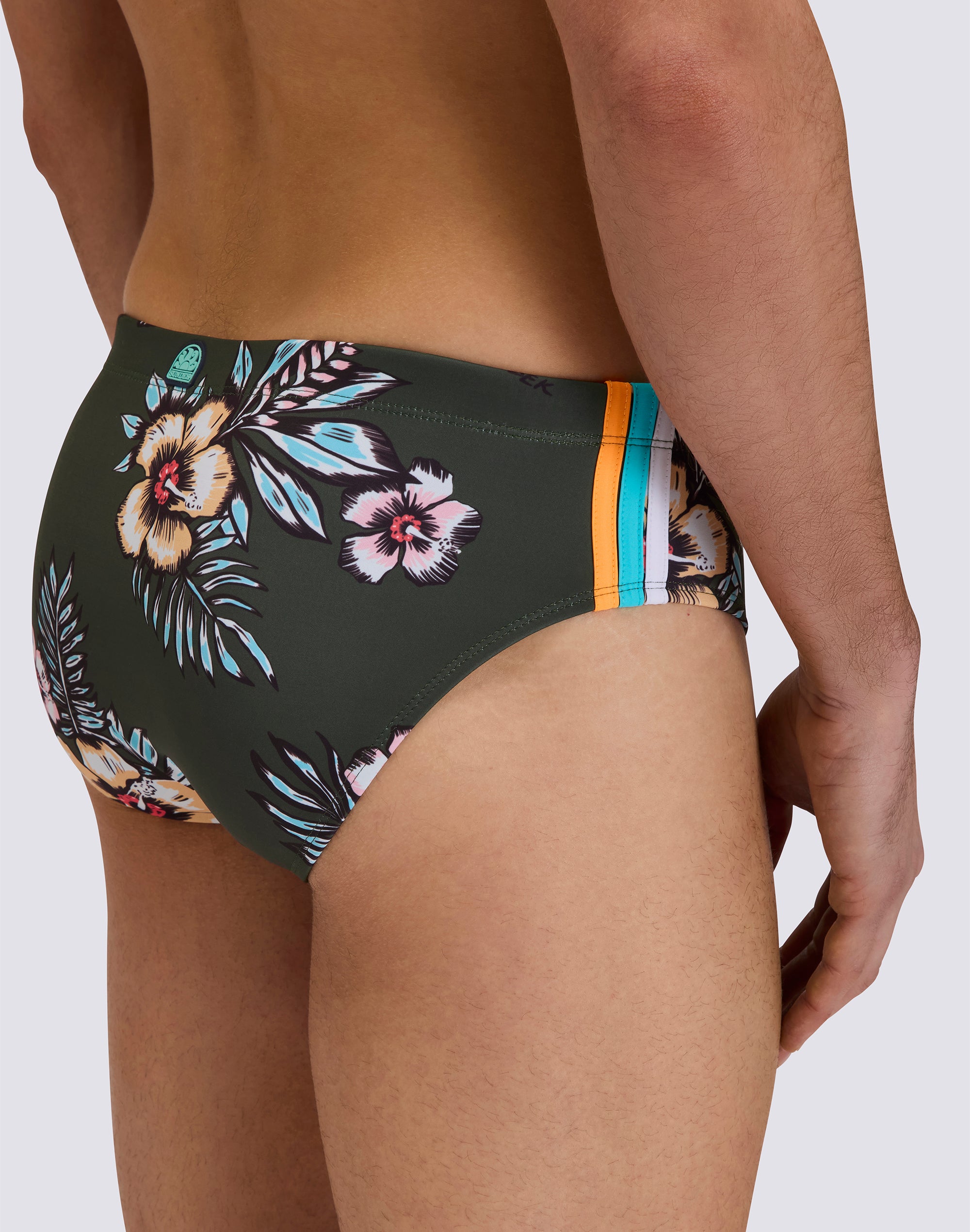 sundek-uomo-slip-mare-graphic-flower-8-cm image 3