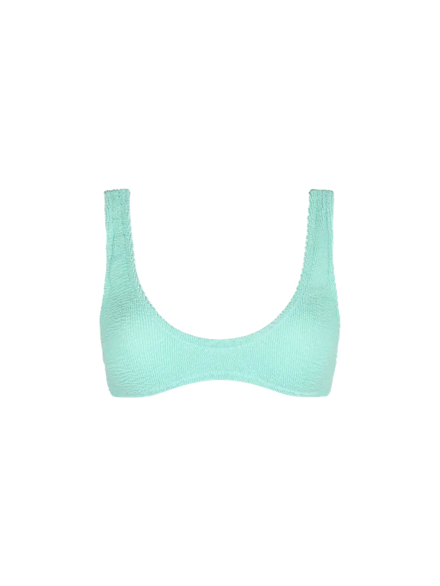mc2-saint-barth-pamy-top-bikini-bralette-donna-verde-salvia-crinkle-tinta-unita image 1