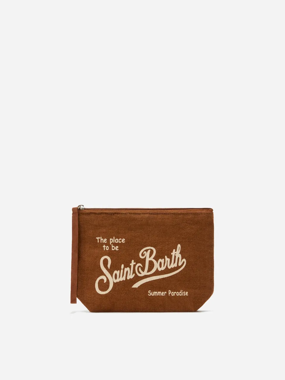 mc2-saint-barth-aline-pochette-lino-marrone-23x15-5x7-cm image 1