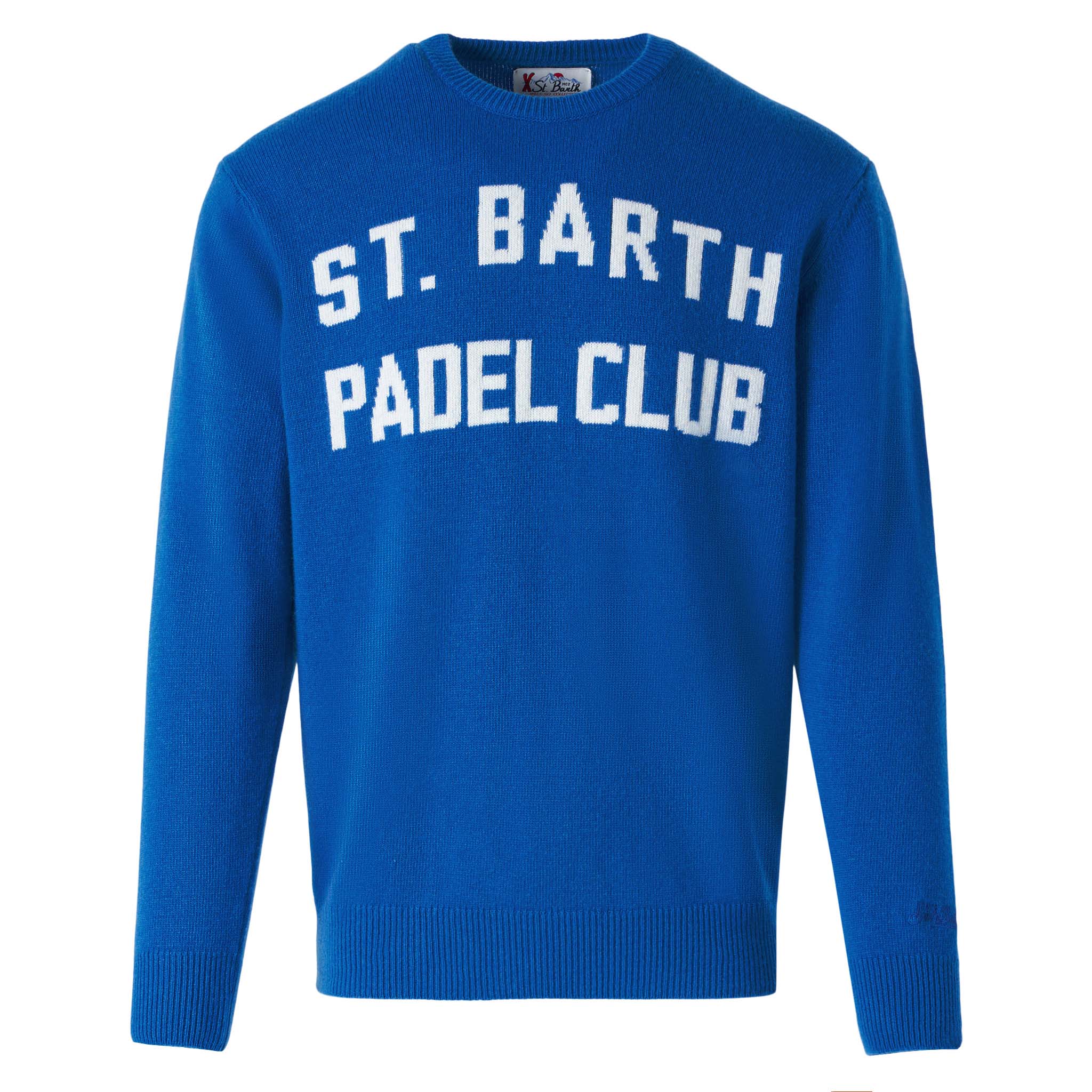 mc2-saint-barth-heron-maglione-uomo-st-barth-padel-club-blu image 4