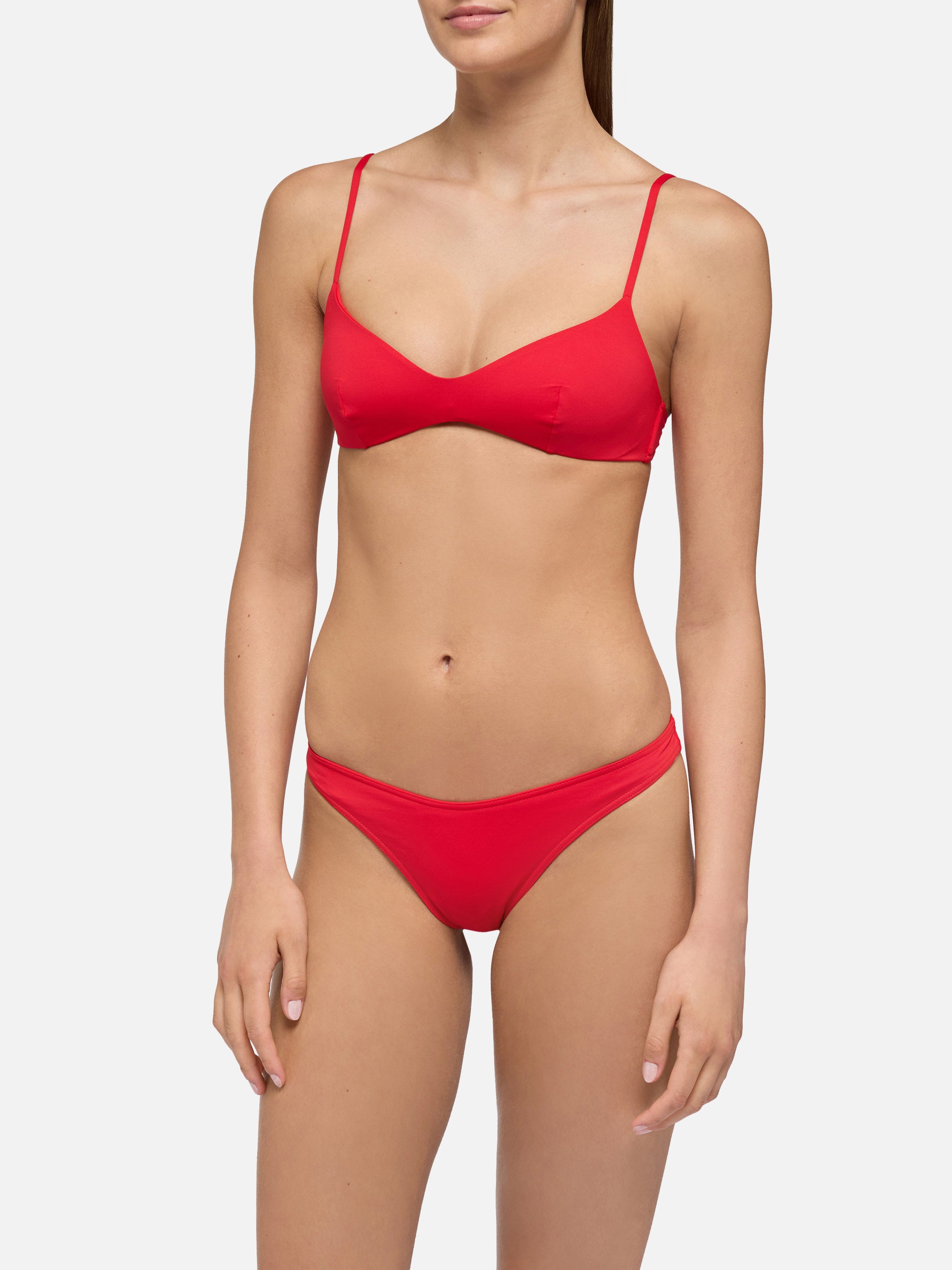 mc2-saint-barth-bikini-bralette-scollata-may-naomi-toile-de-jouy-rosso image 2