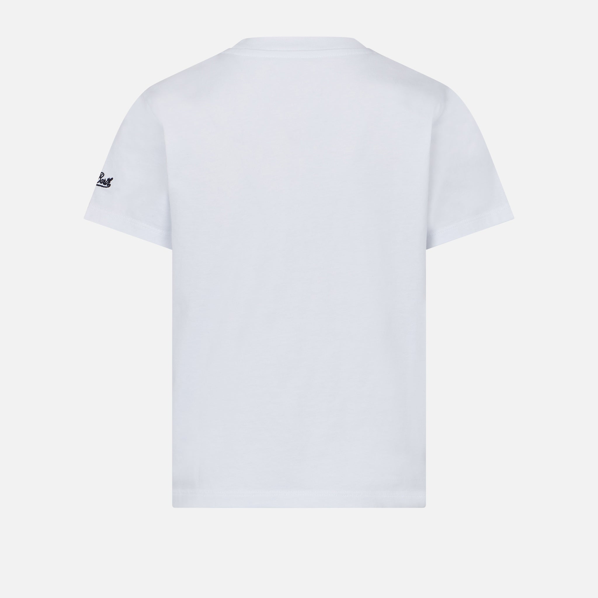 mc2-saint-barth-jean-t-shirt-bambina-bianca-portami-al-mare image 3