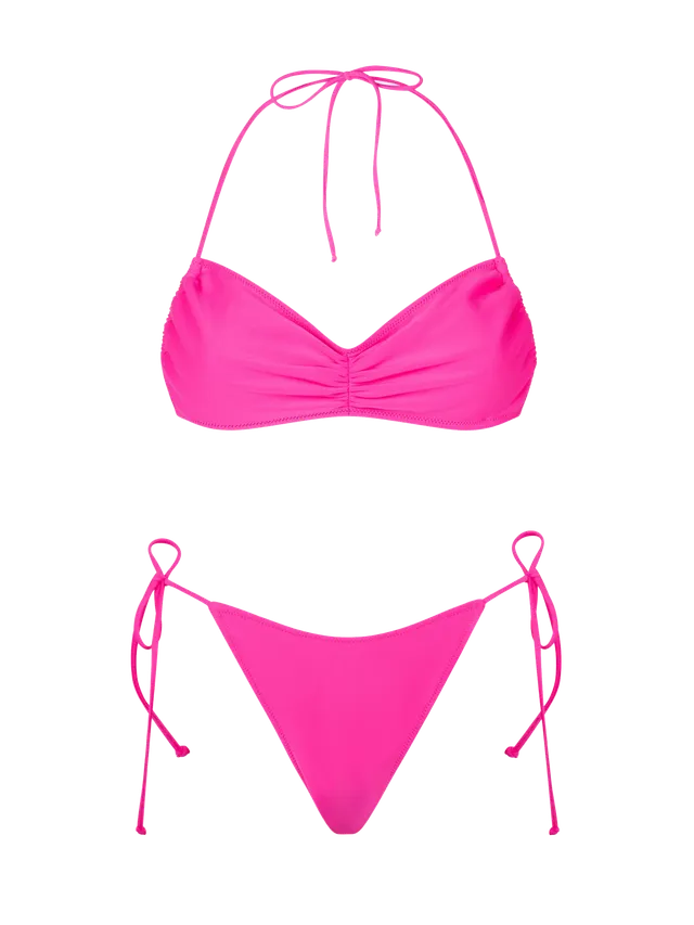 mc2-saint-barth-bikini-levante-norah-fascia-fucsia-con-slip-laccetti image 1