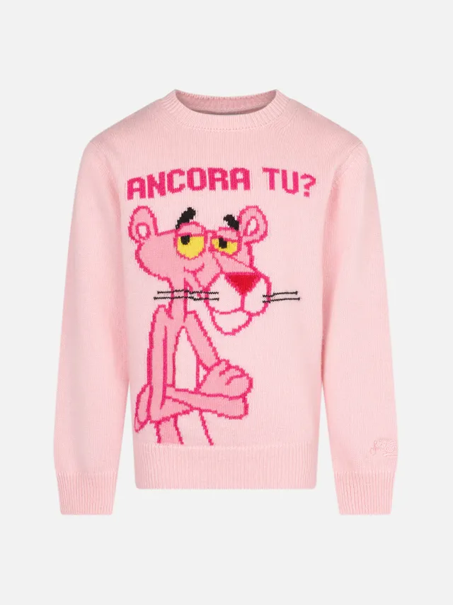 mc2-saint-barth-maglione-bambina-rosa-pantera-rosa-ancora-tu-edizione-speciale image 1