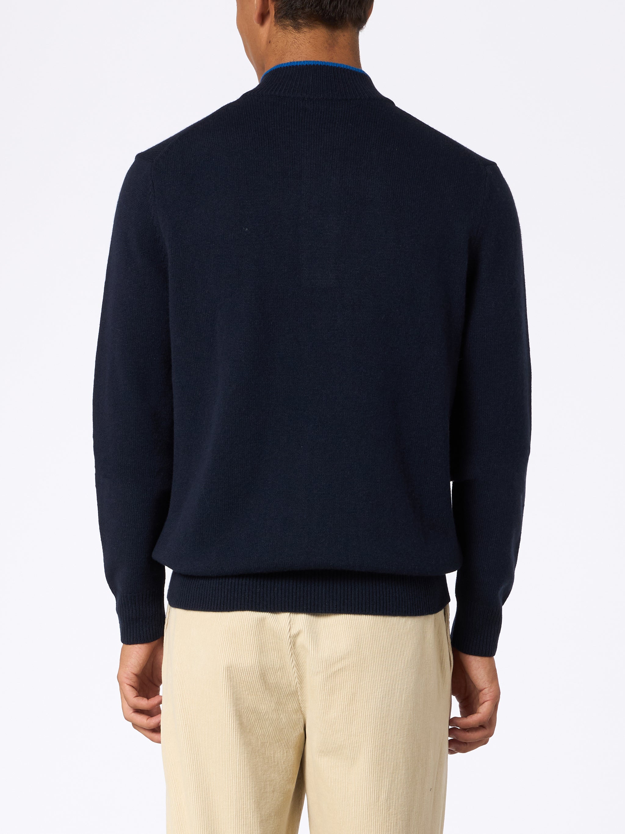 mc2-saint-barth-maglione-polo-blu-navy-uomo-in-blended-cashmere-mod-dora001 image 2