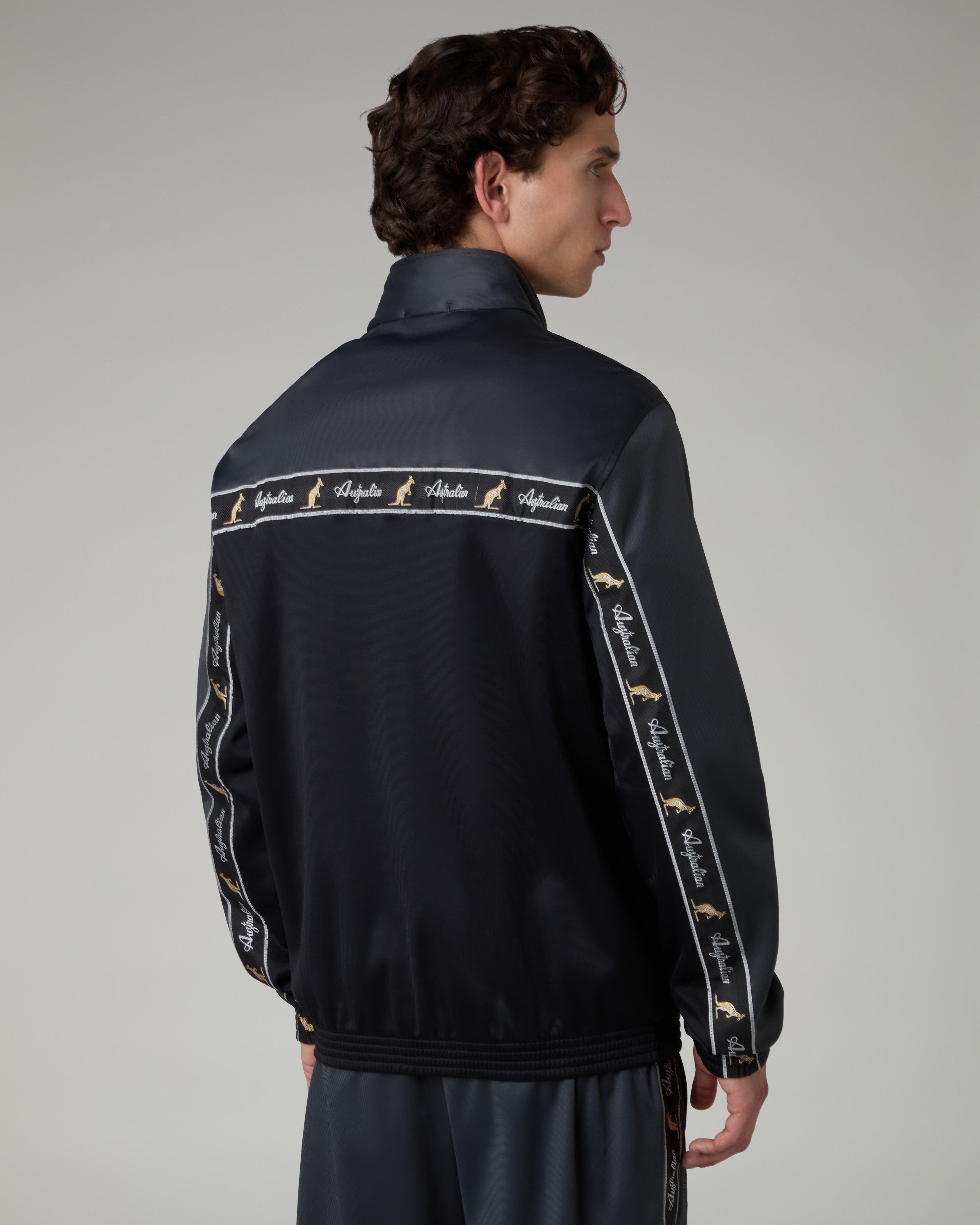 australian-duo-track-jacket-giacca-acetato-grigio-titanio image 3