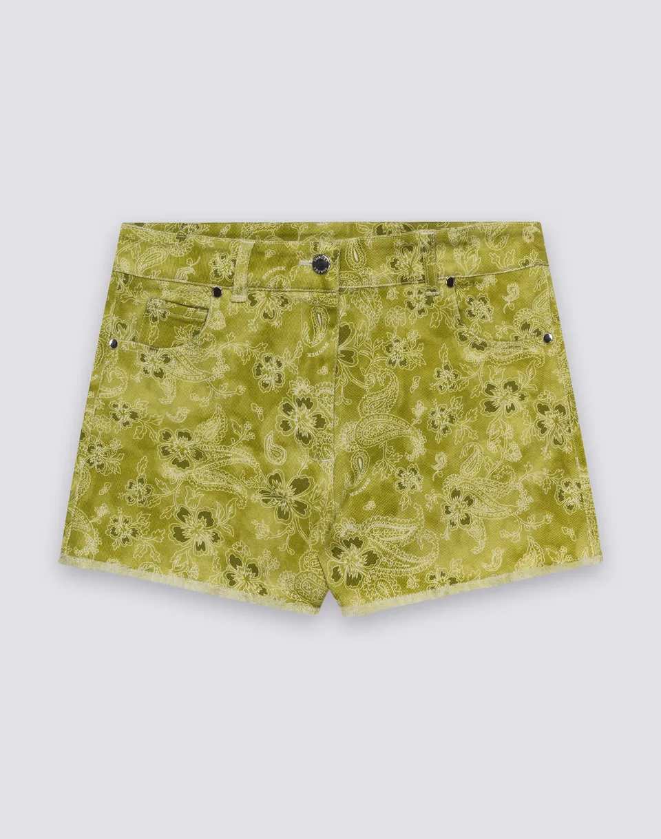 sundek-shorts-donna-hibi-paisley-in-bull-di-cotone-taglio-vivo image 1