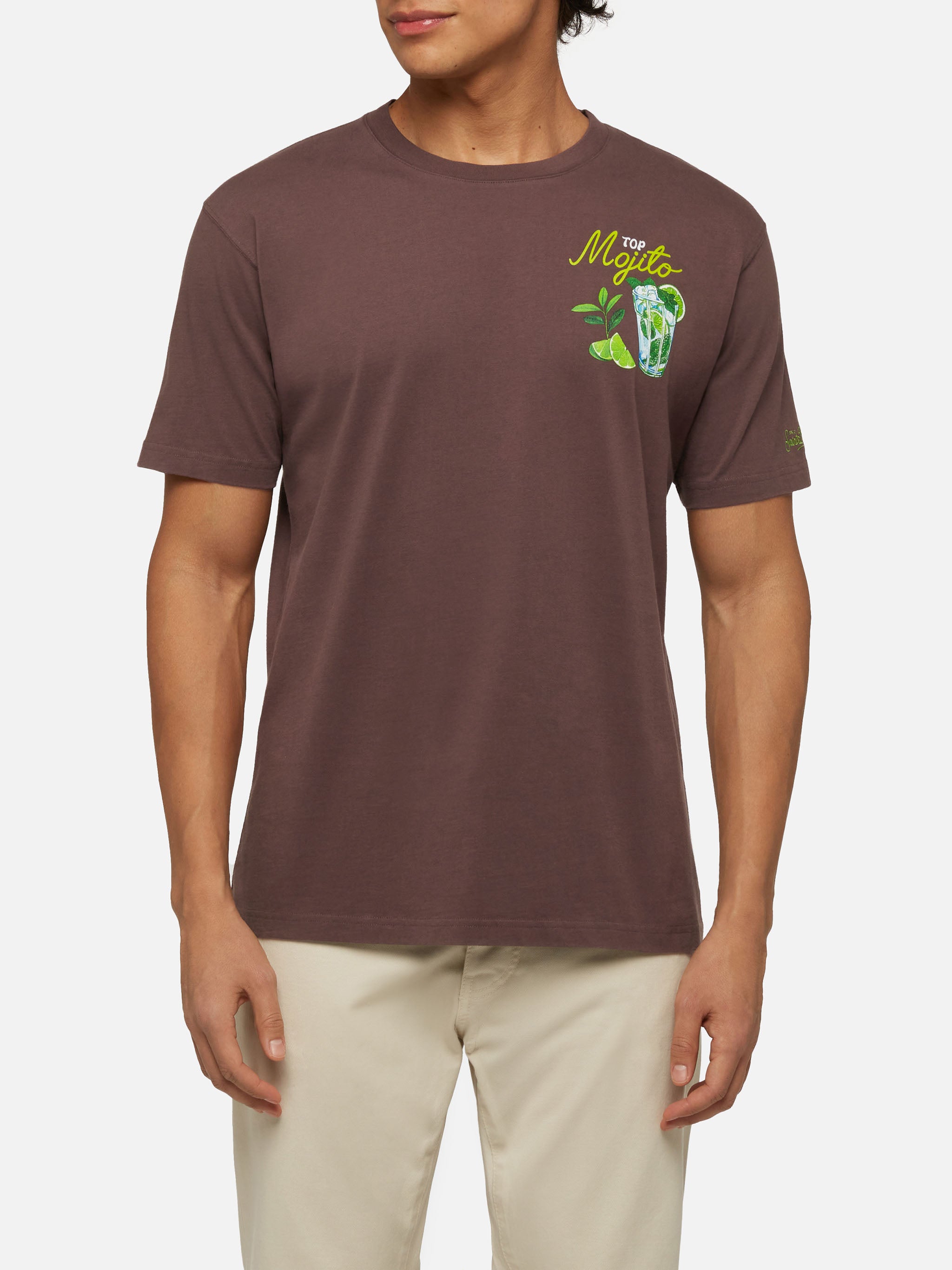 mc2-saint-barth-arnott-t-shirt-uomo-cotone-marrone-mojito image 4