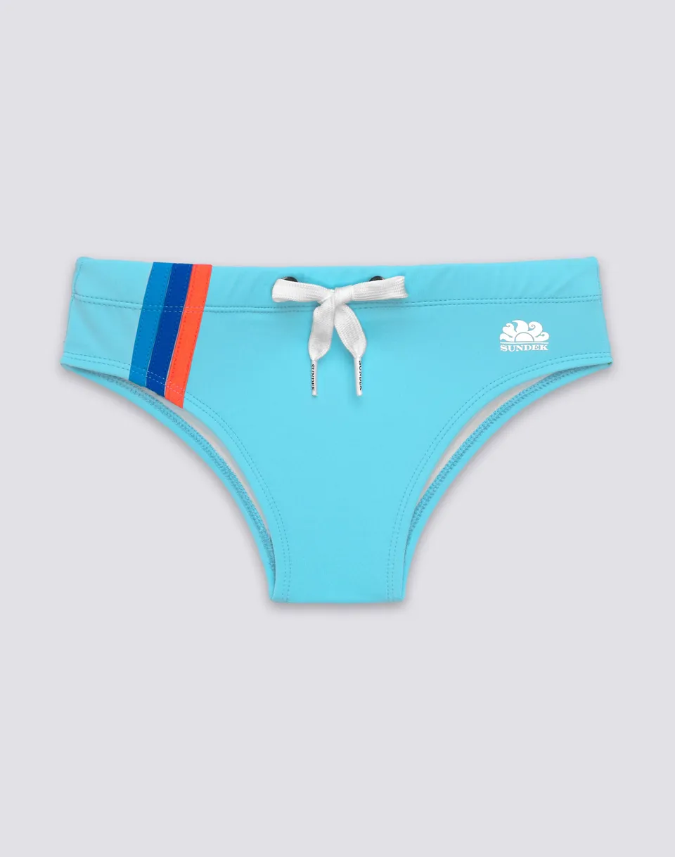 sundek-slip-mare-bambino-tricolore-in-nylon-econyl image 1