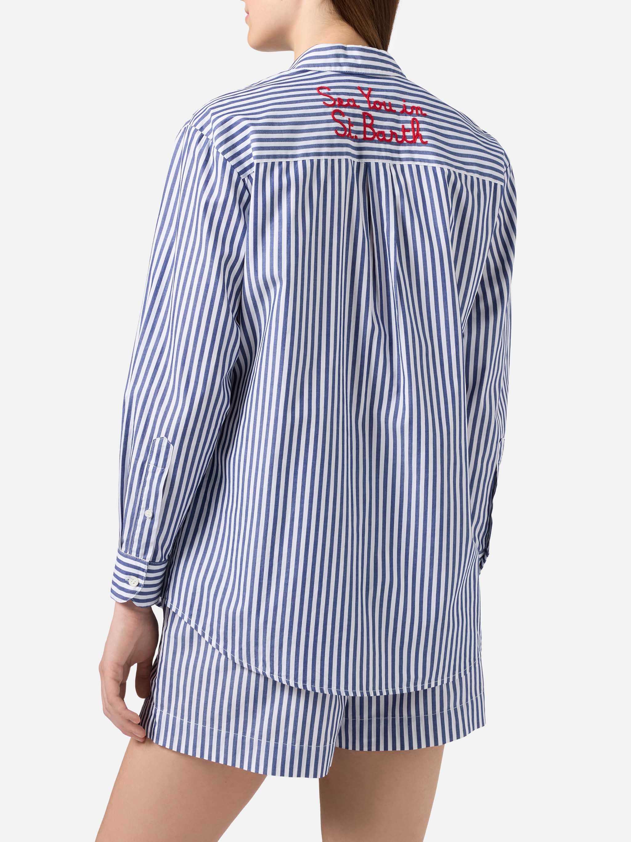 mc2-saint-barth-camicia-brigitte-donna-a-righe-blu-con-ricamo-see-you-in-saint-b image 3