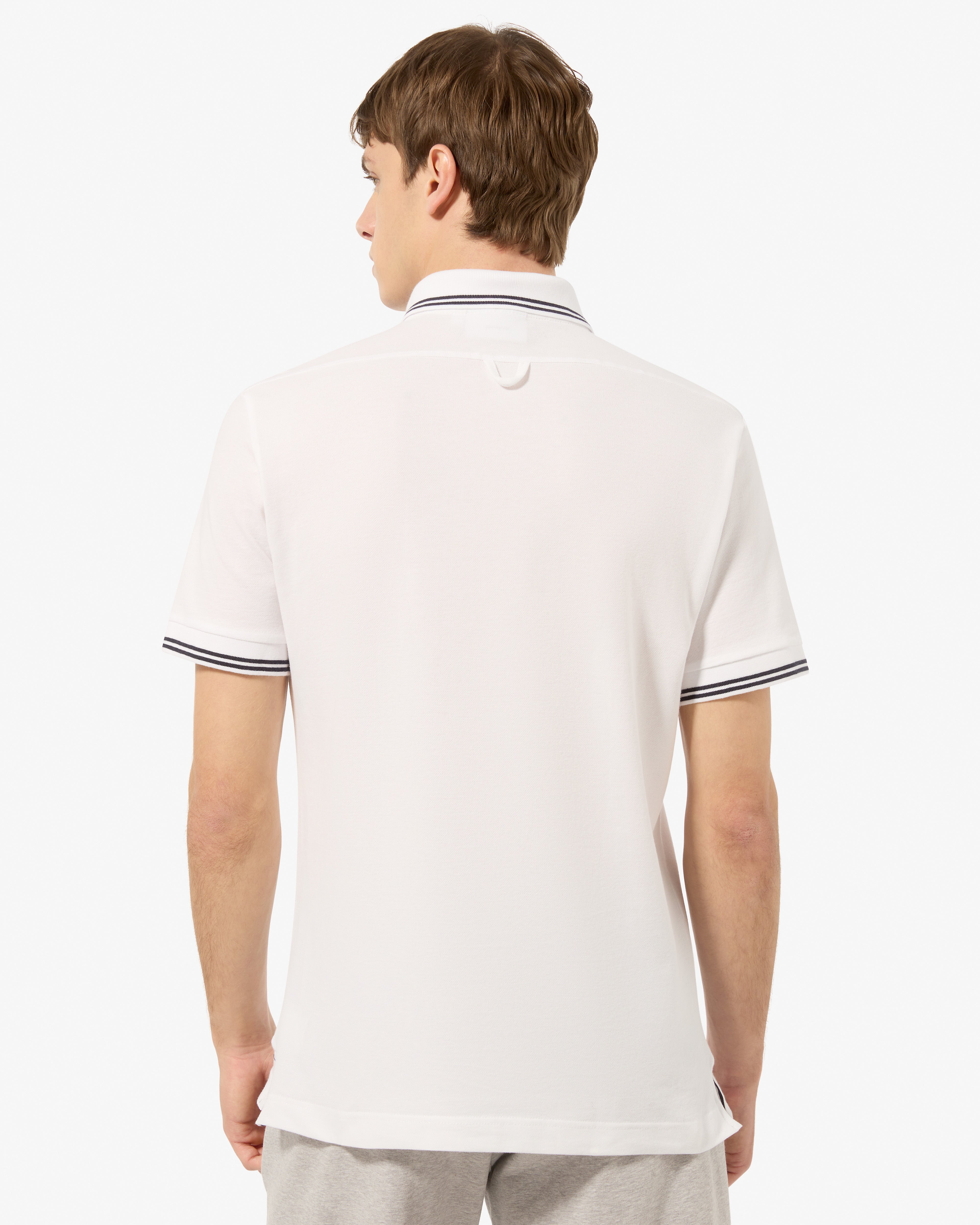 australian-dna-polo-shirt-piquet-bianco-regular-fit-uomo image 3