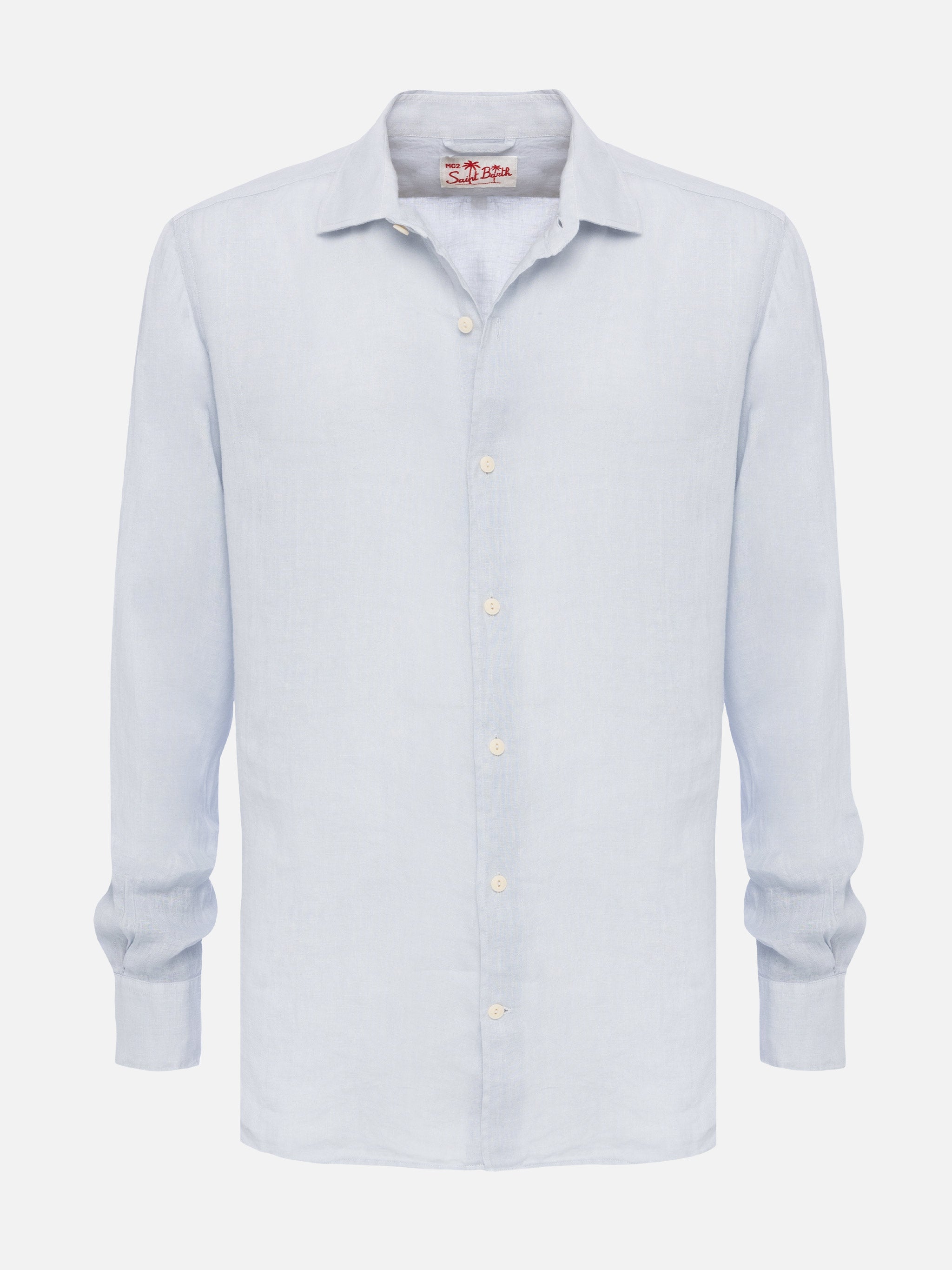 mc2-saint-barth-pamplona-camicia-uomo-in-lino-grigio-pietra image 4
