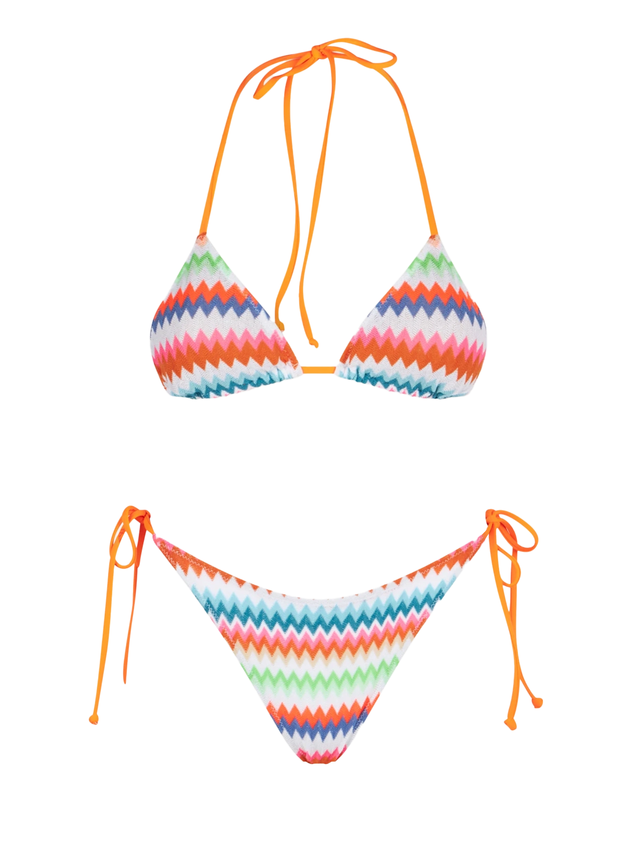 mc2-saint-barth-bikini-leah-virgo-triangolo-fantasia-chevron-fluo image 1